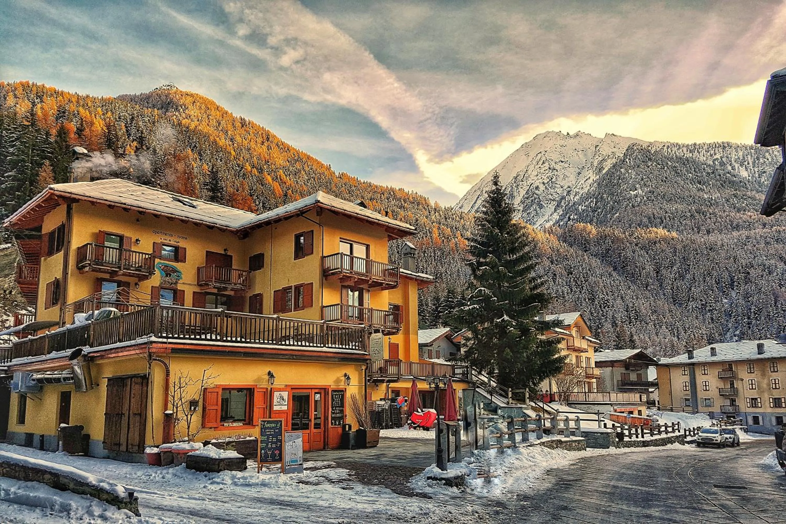 Winter in Le Nid de l'Aigle