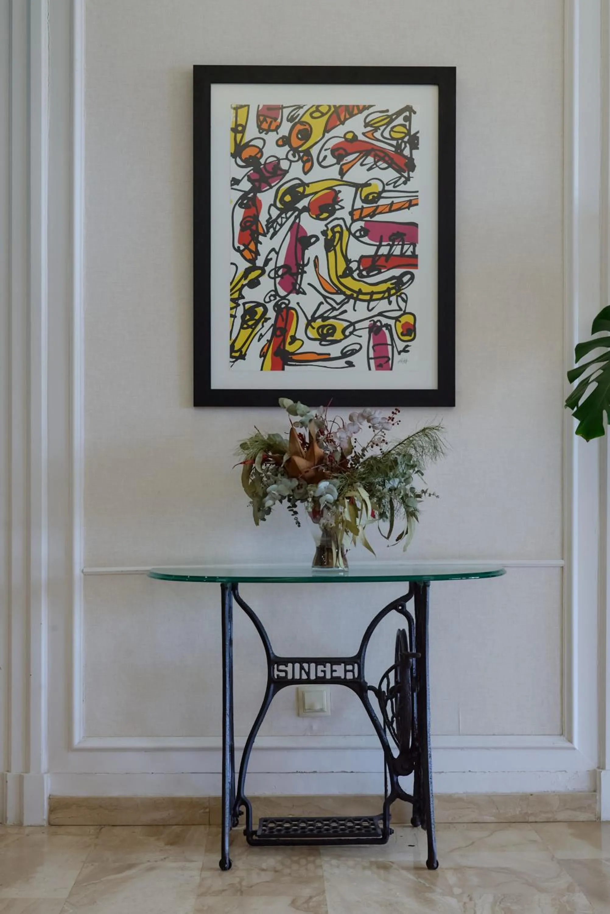 Lobby or reception in Hotel Miramar Badalona