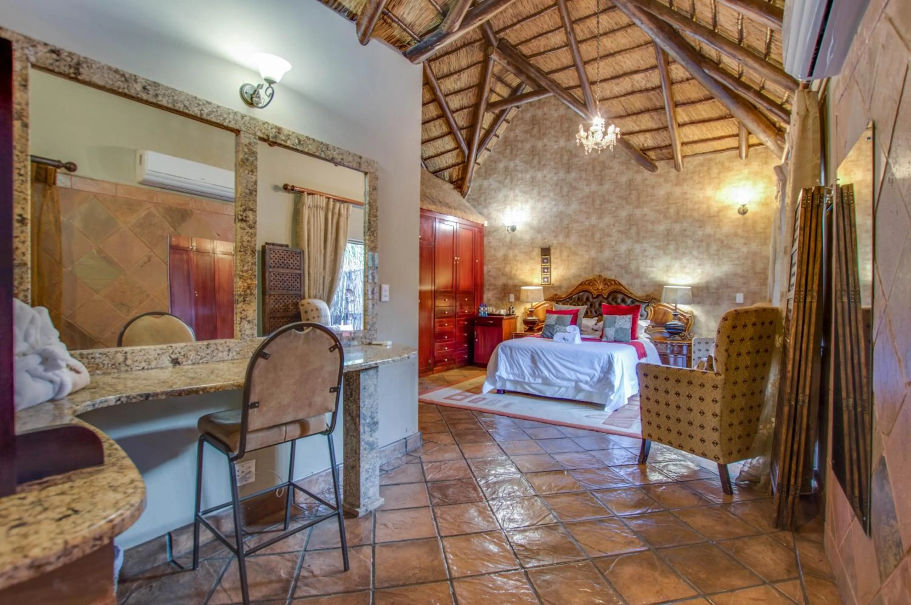 Seating area in Kassaboera Lodge