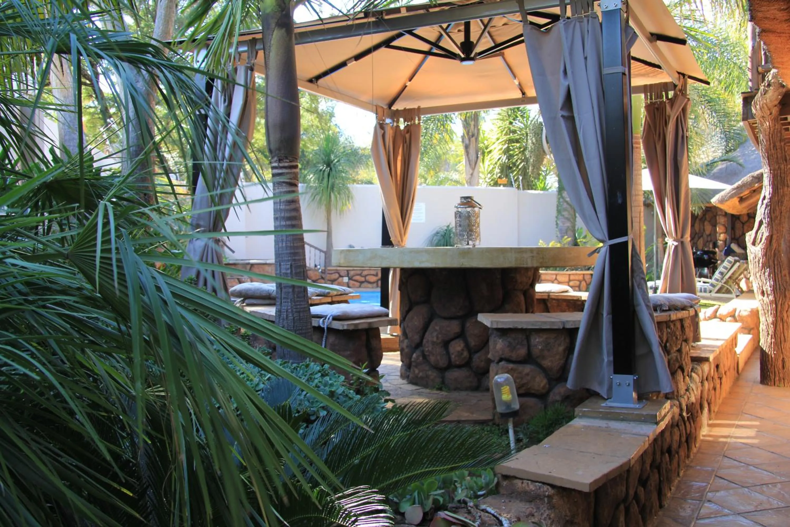 Patio in Kassaboera Lodge