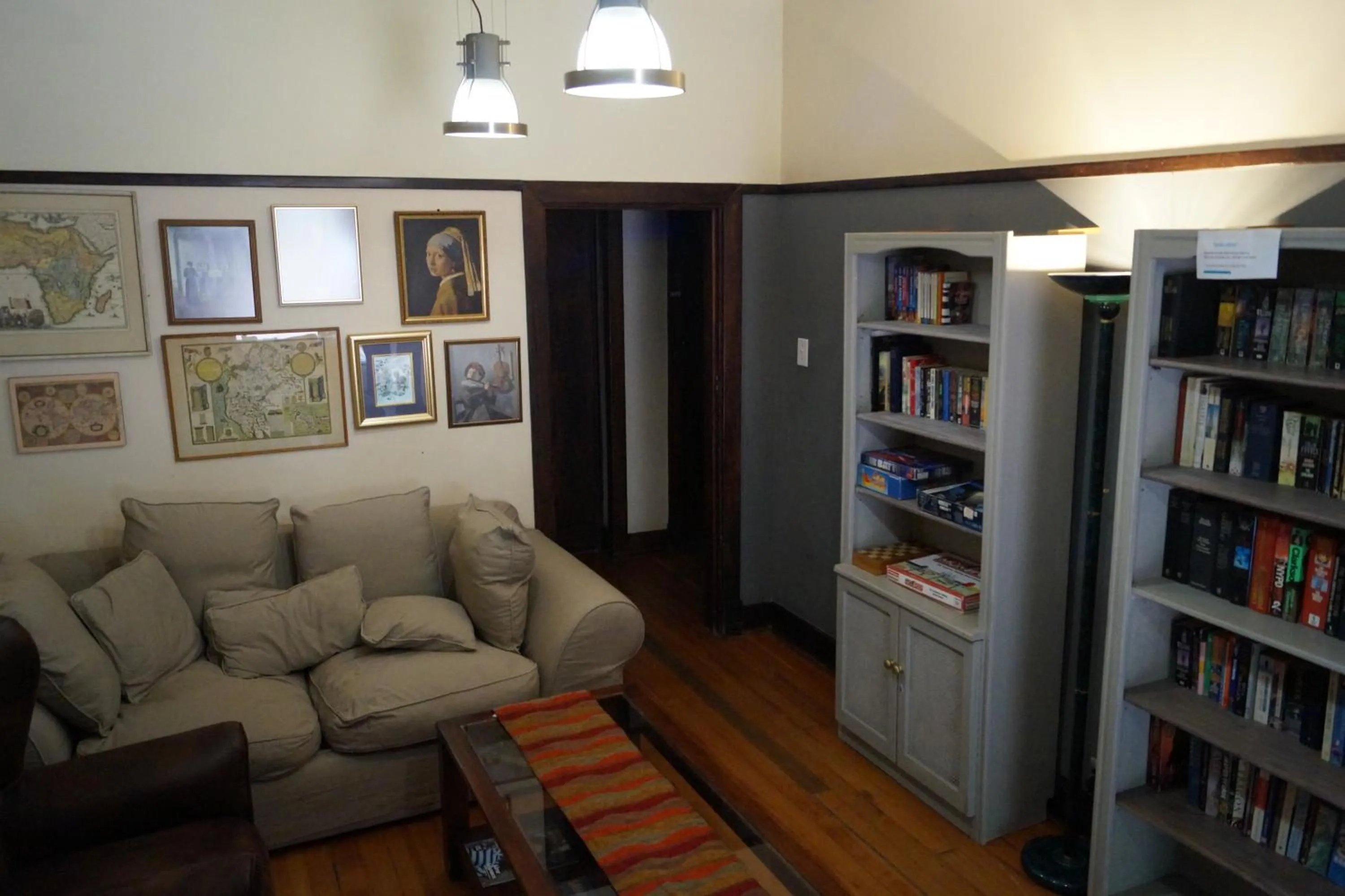 Communal lounge/ TV room in Westmoreland Lodge