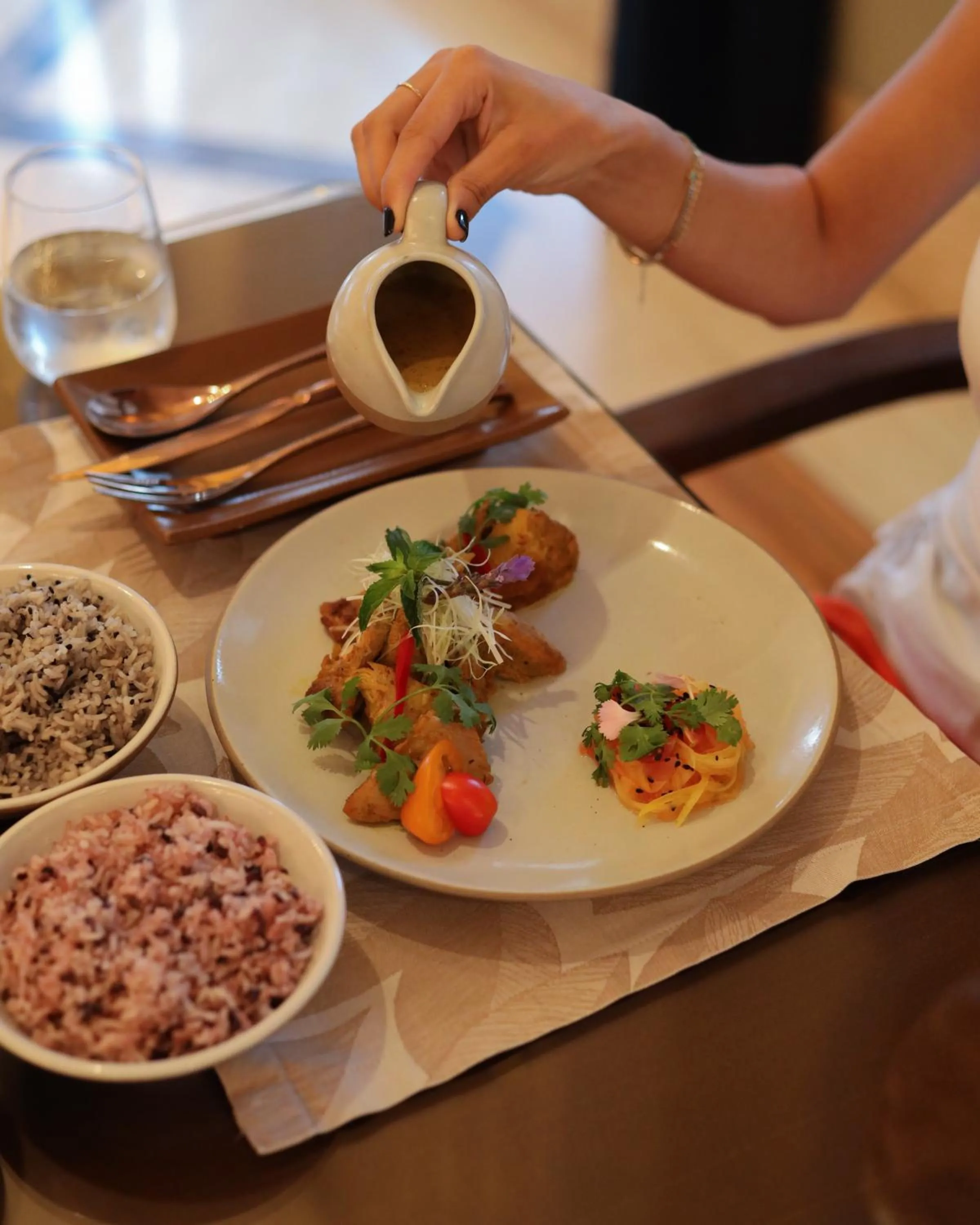 Food and drinks in Banyan Tree Tamouda Bay