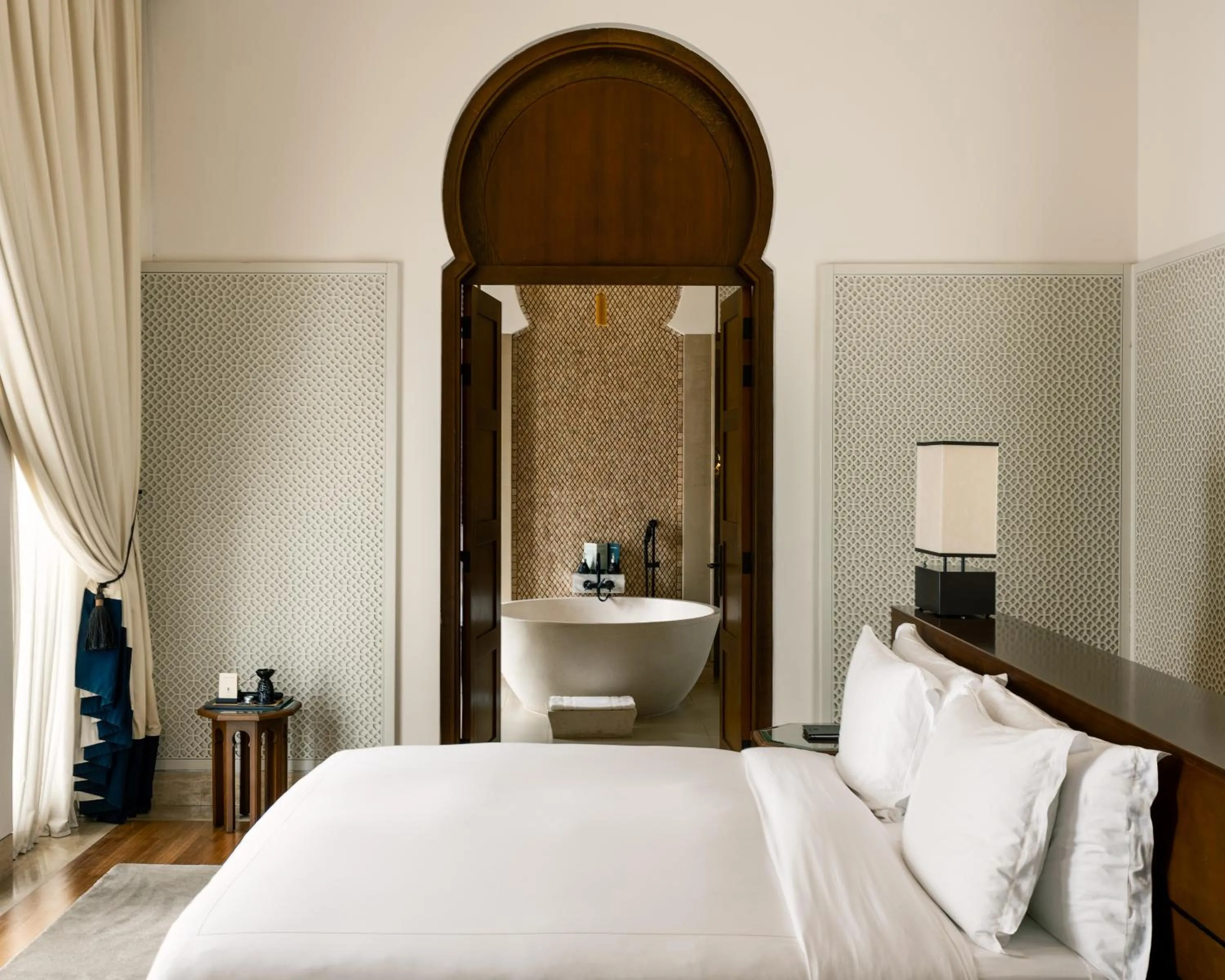 Bed in Banyan Tree Tamouda Bay