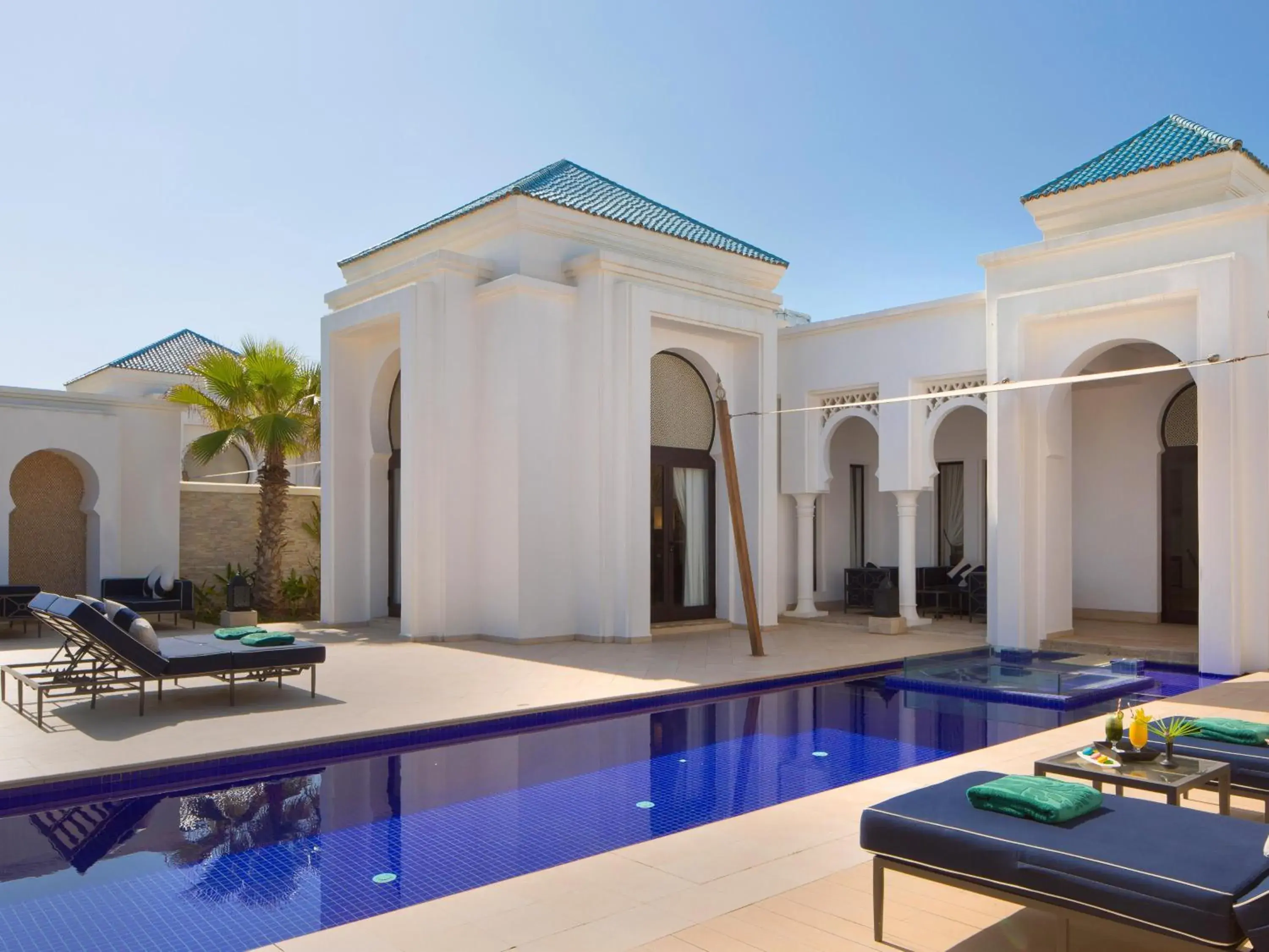 Swimming pool in Banyan Tree Tamouda Bay Swimming pool in Banyan Tree Tamouda Bay