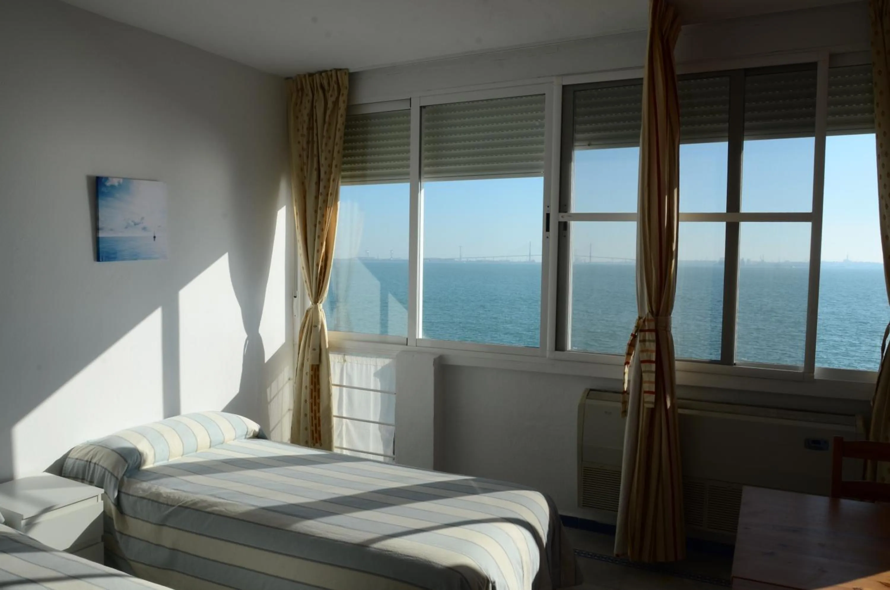 Bedroom, Bed in Apartamento Mar Puerto Sherry