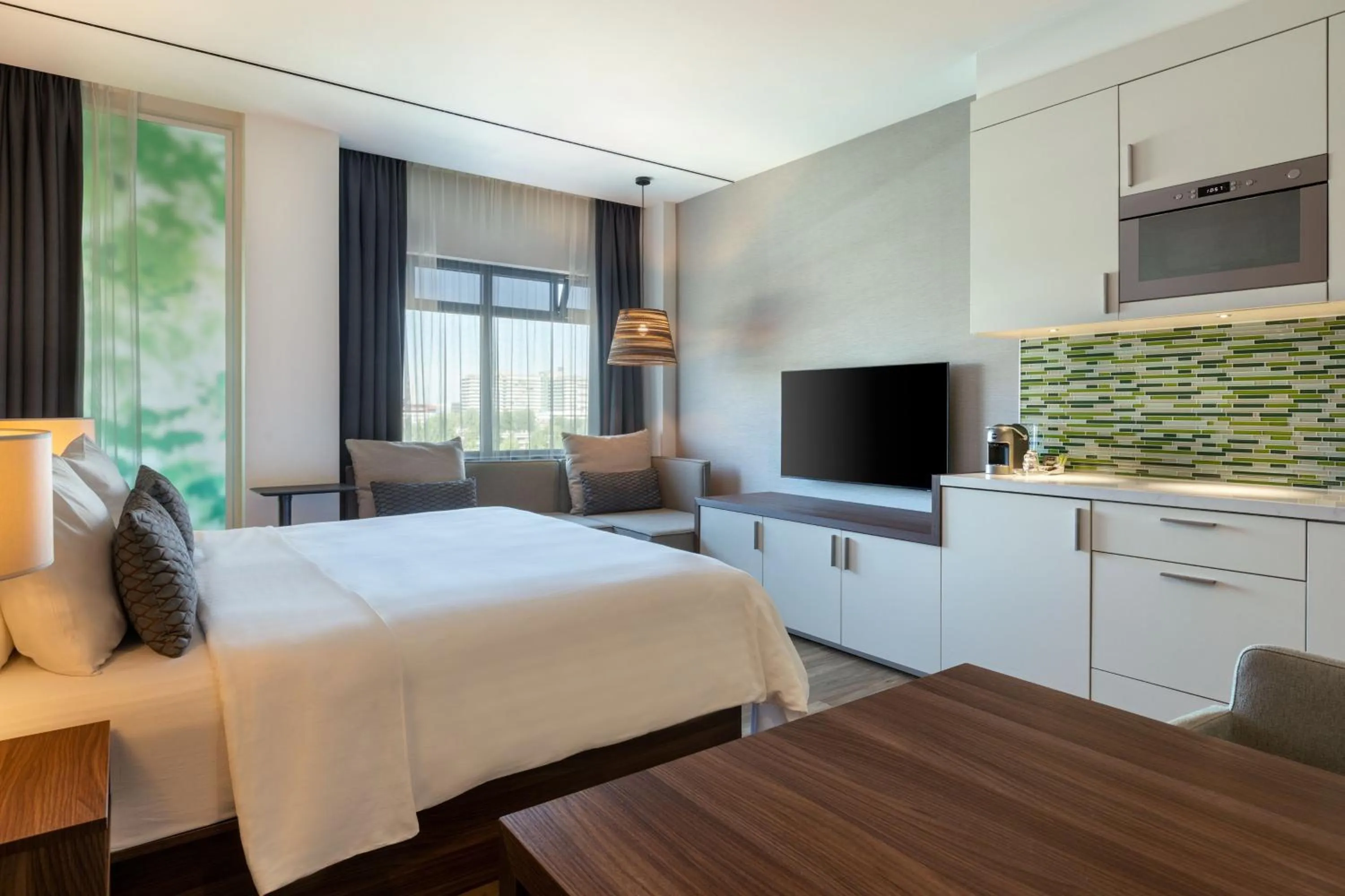 Photo of the whole room, Bed in Element Amsterdam