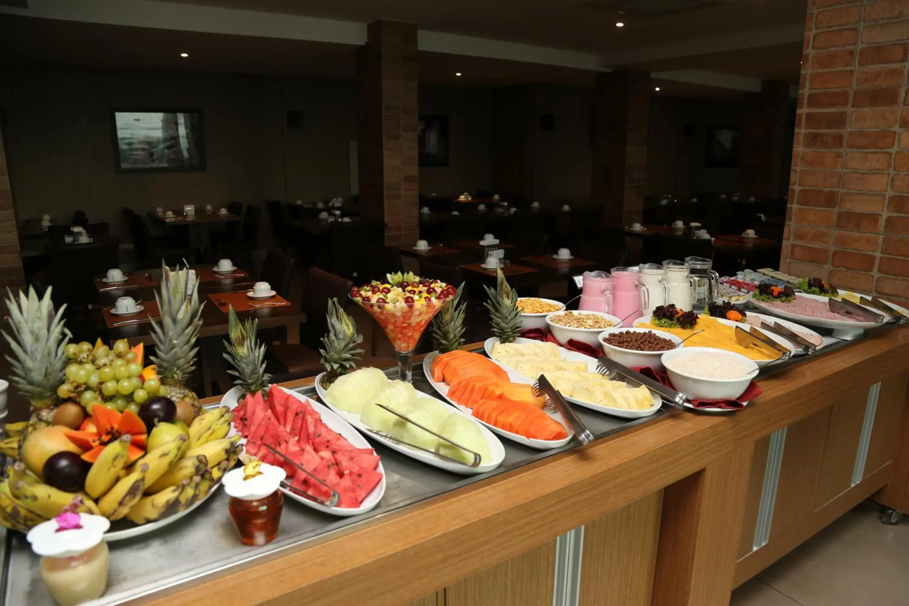 Buffet breakfast in Real Classic Bahia Hotel Buffet breakfast in Real Classic Bahia Hotel