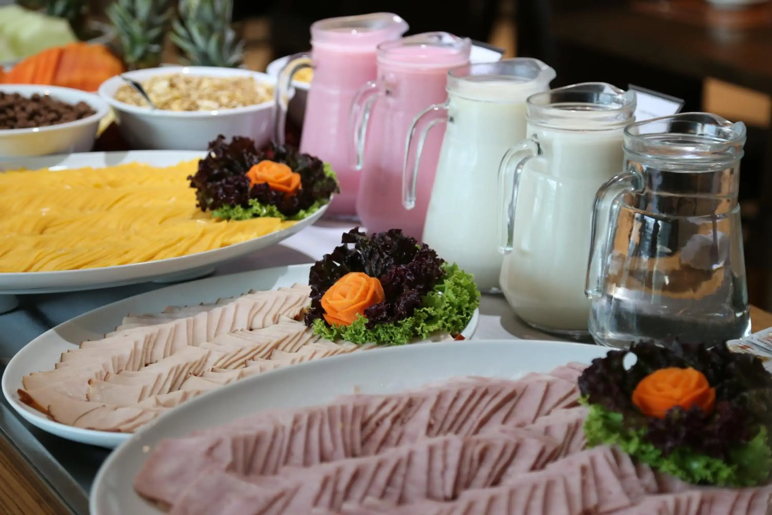 Buffet breakfast in Real Classic Bahia Hotel Buffet breakfast in Real Classic Bahia Hotel