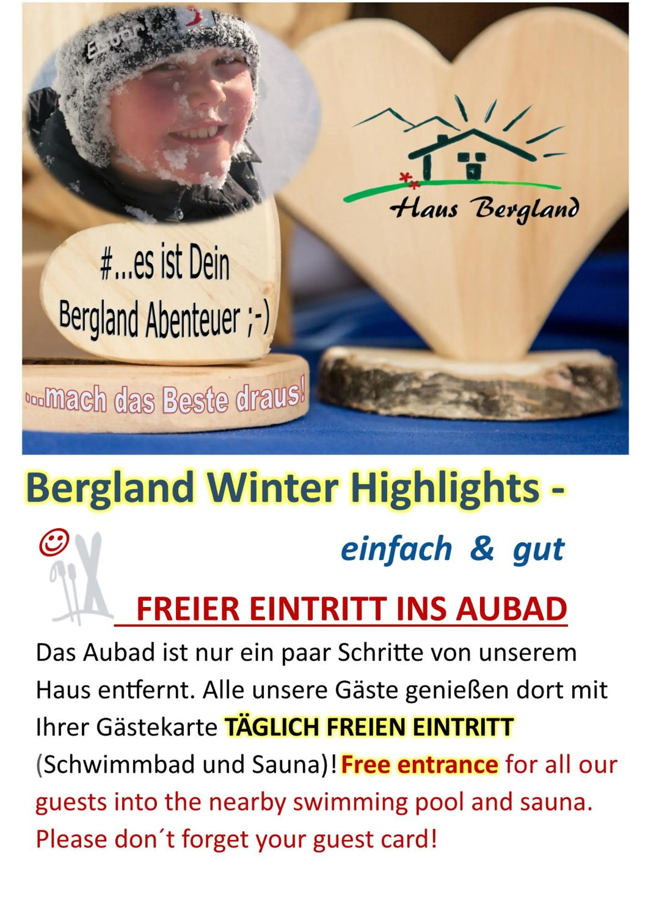 Activities in Haus Bergland