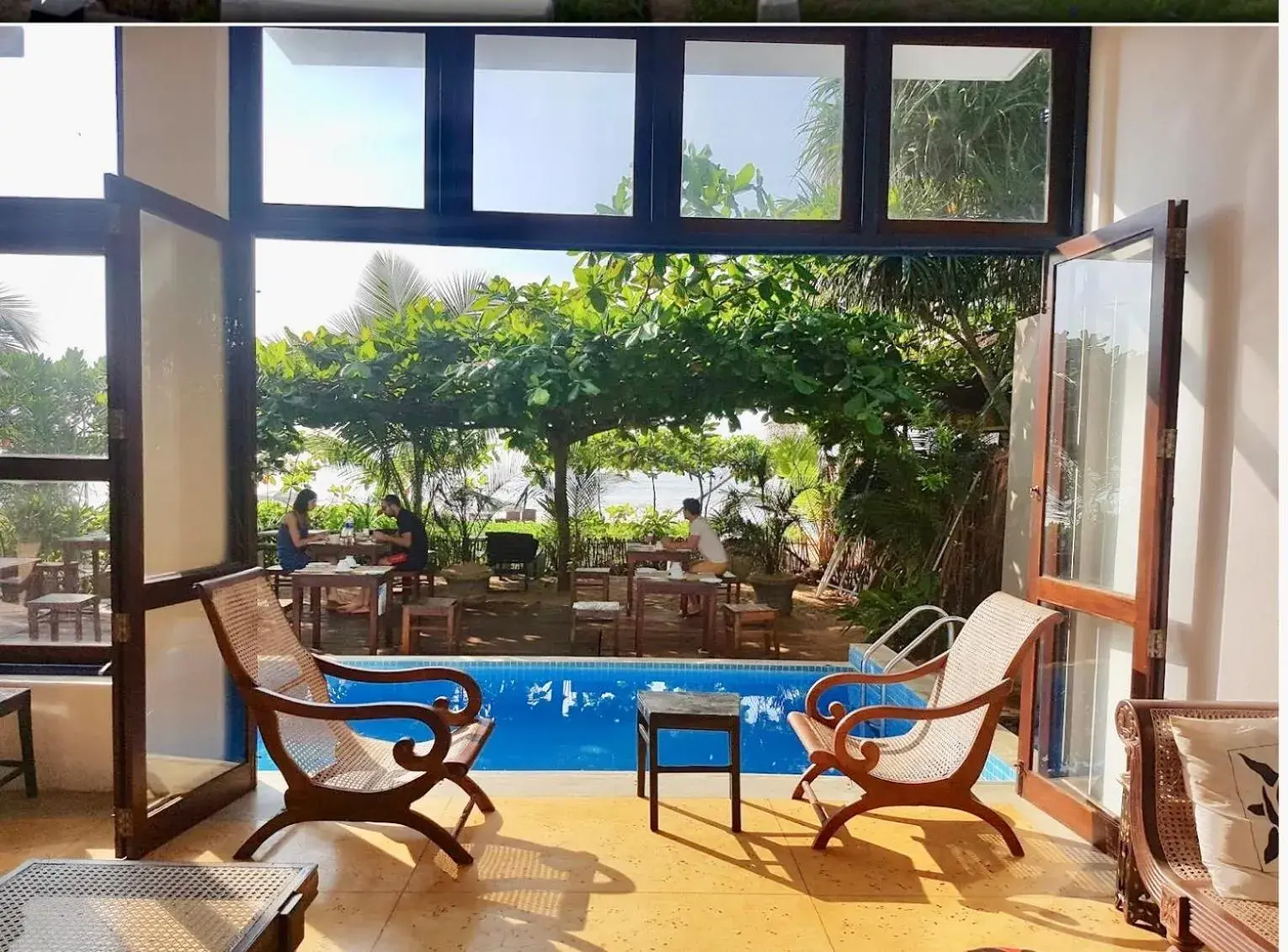 Deluxe Double Room with Balcony and Sea View in Talalla Bay Beach Deluxe Double Room with Balcony and Sea View in Talalla Bay Beach