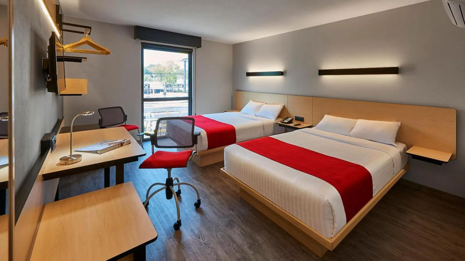 Bedroom, Bed in City Express Plus by Marriott Ciudad de México Periférico Sur Tlalpan