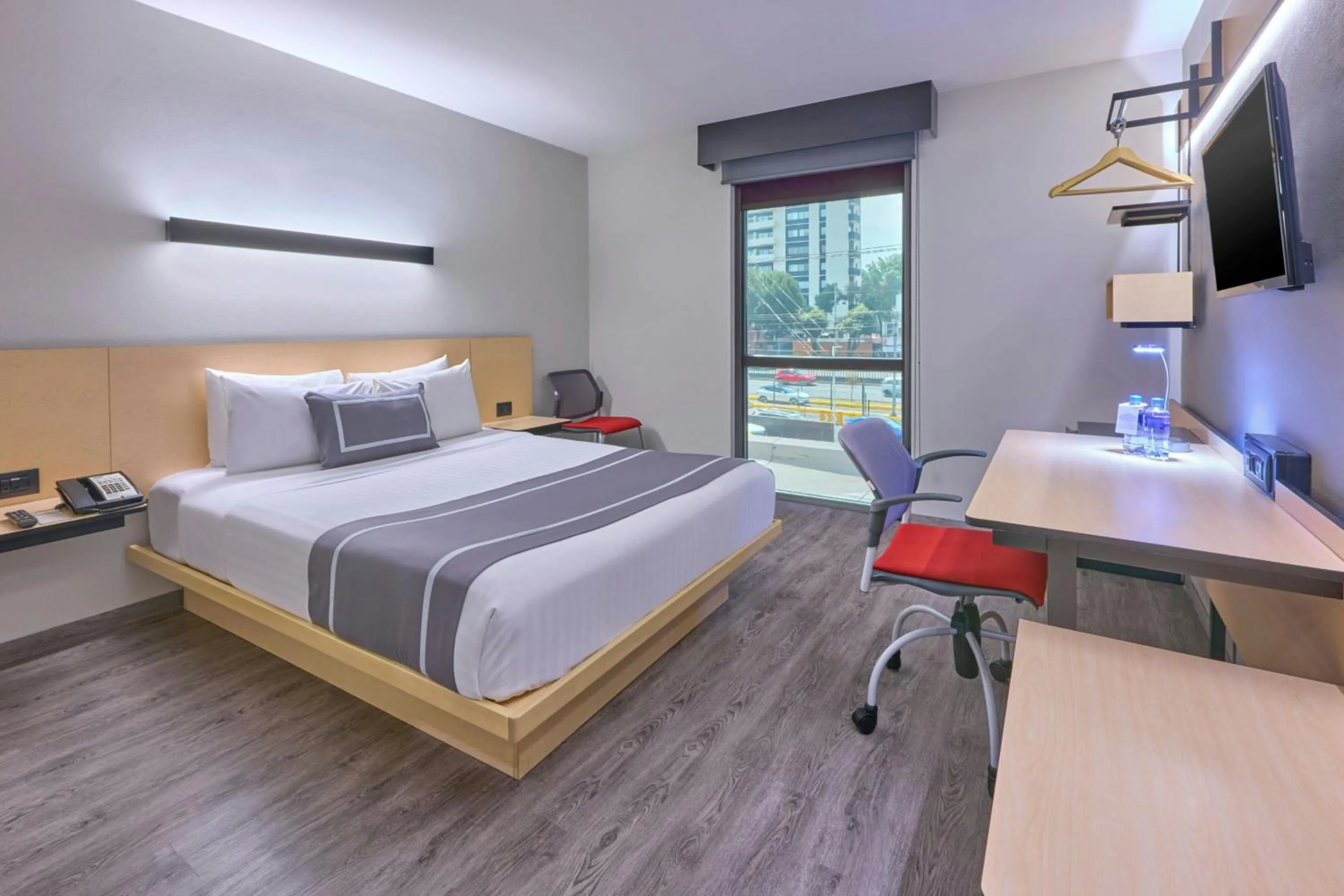 Bedroom, Bed in City Express Plus by Marriott Ciudad de México Periférico Sur Tlalpan