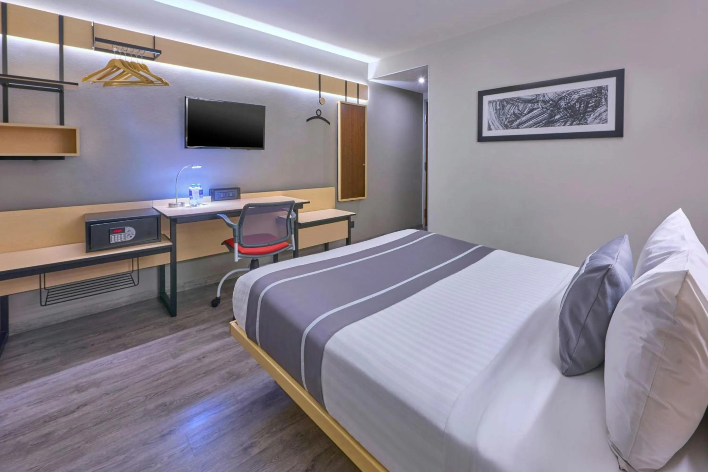 Bedroom, Bed in City Express Plus by Marriott Ciudad de México Periférico Sur Tlalpan