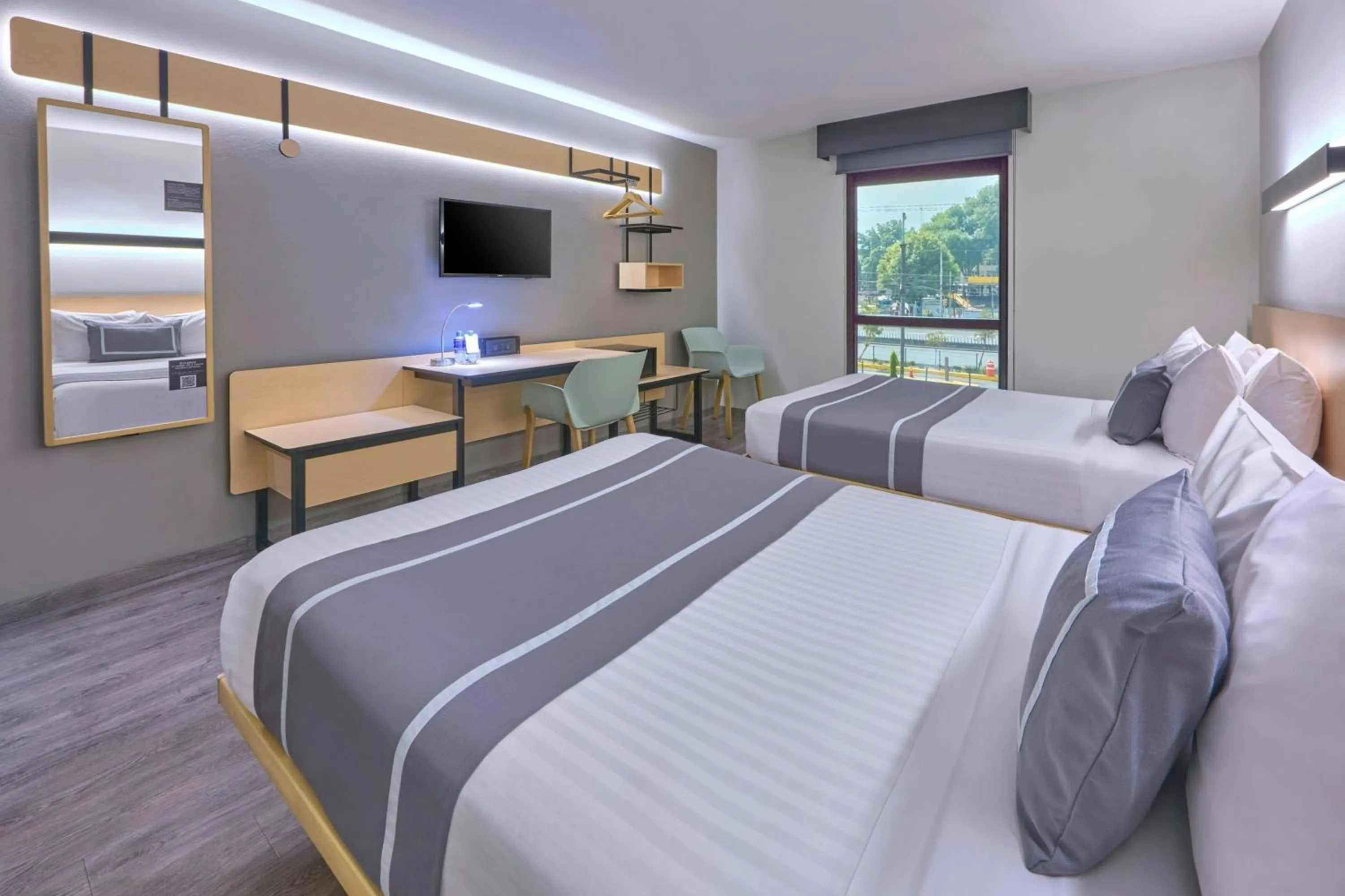 Bedroom, Bed in City Express Plus by Marriott Ciudad de México Periférico Sur Tlalpan