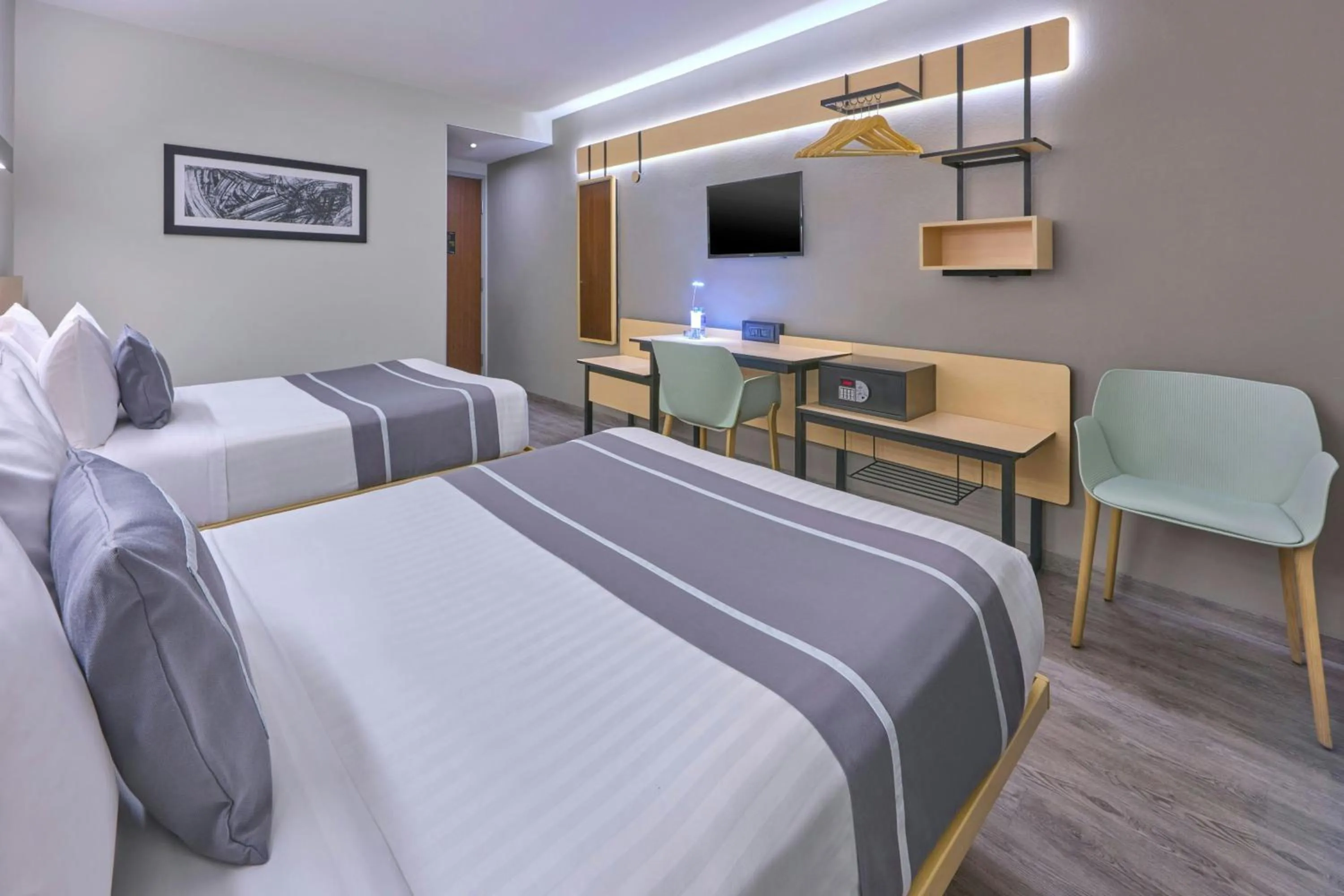 Bedroom, Bed in City Express Plus by Marriott Ciudad de México Periférico Sur Tlalpan