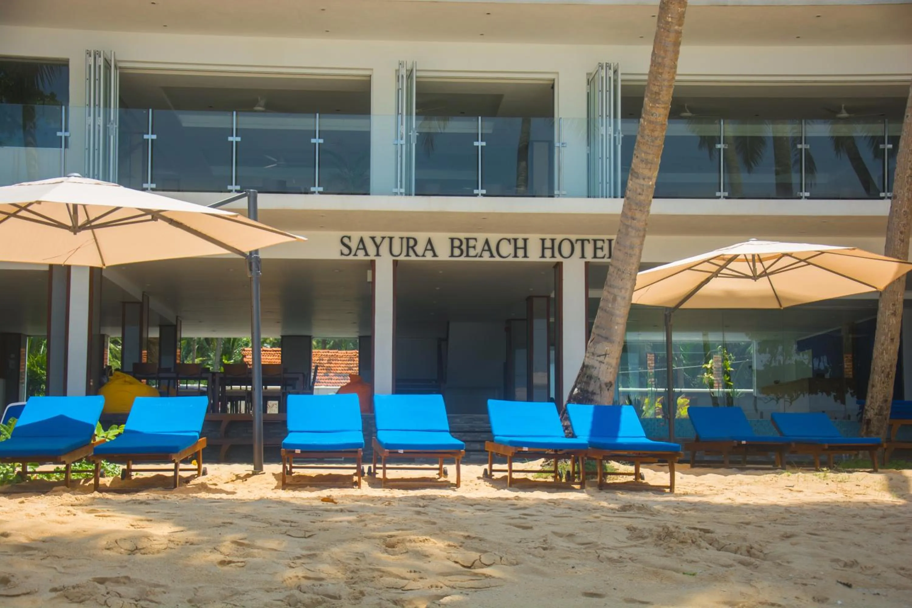 Facade/entrance in Sayura Beach Hotel