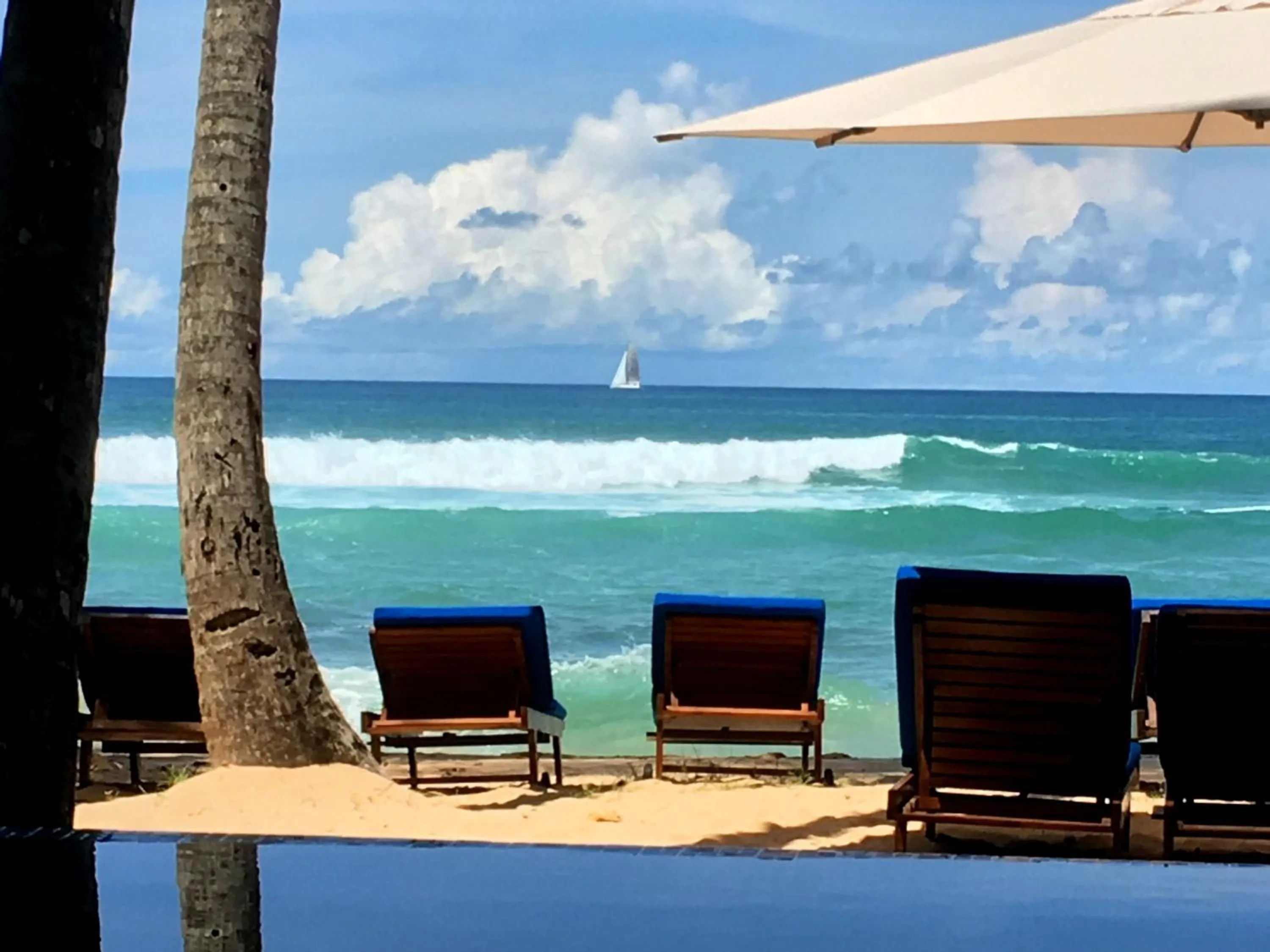 Sea view in Sayura Beach Hotel