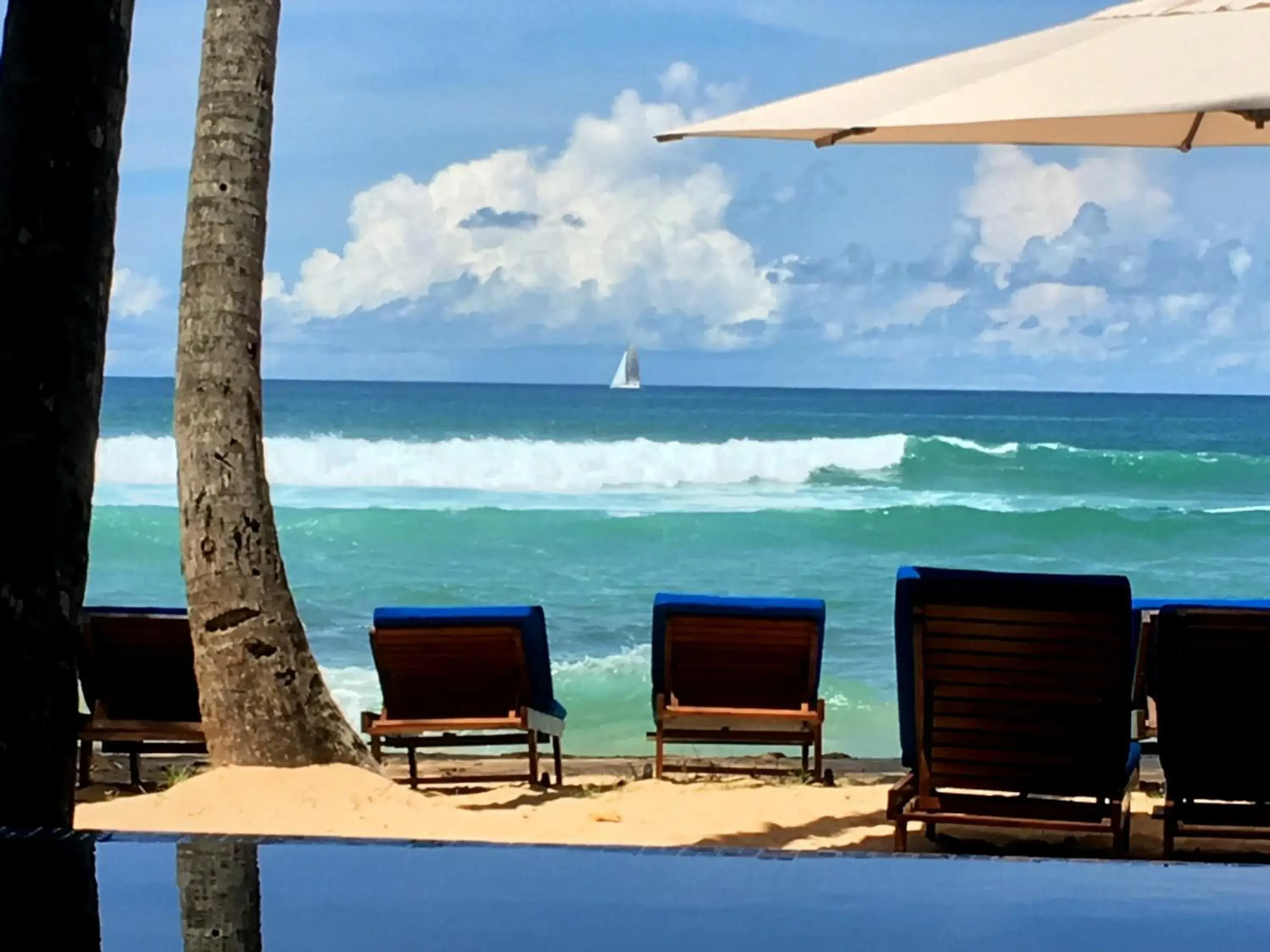 Sea view in Sayura Beach Hotel Sea view in Sayura Beach Hotel