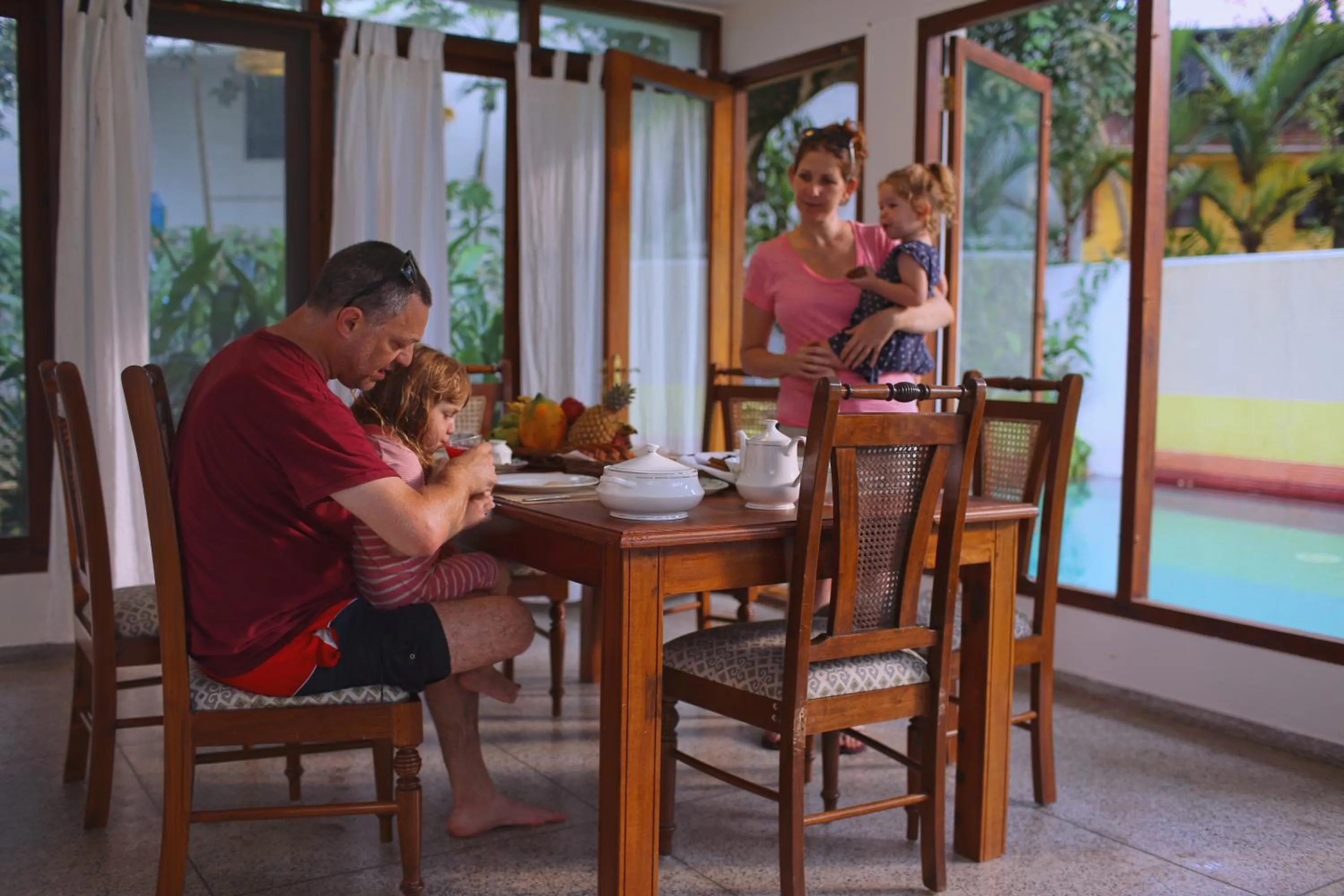 Dining area in Beach Gate Bungalows - A CGH Earth SAHA Experience