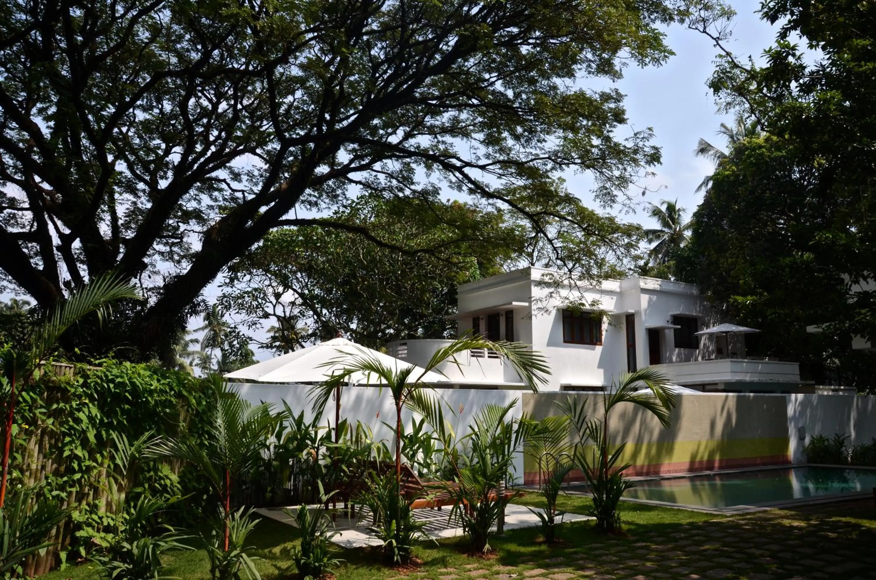 Swimming pool in Beach Gate Bungalows - A CGH Earth SAHA Experience