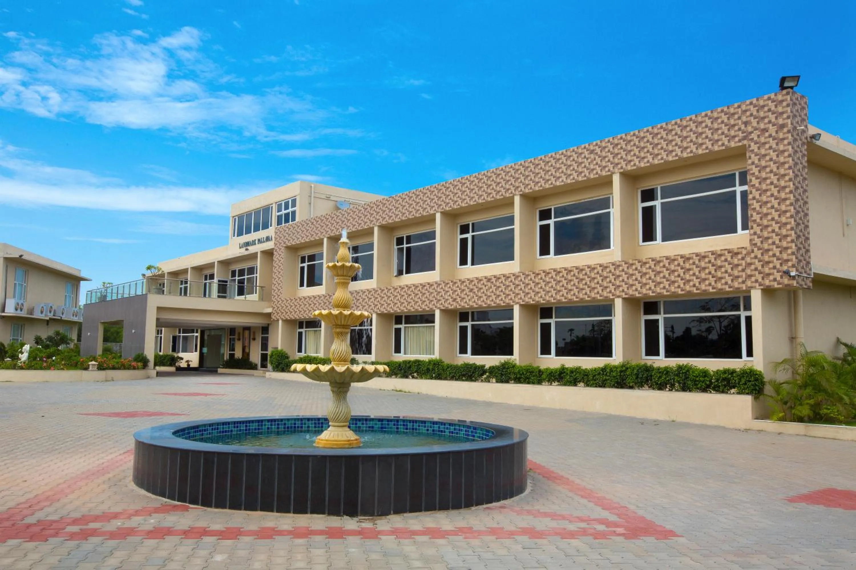 Facade/entrance in Landmark Pallavaa Beach Resorts Mahabalipuram