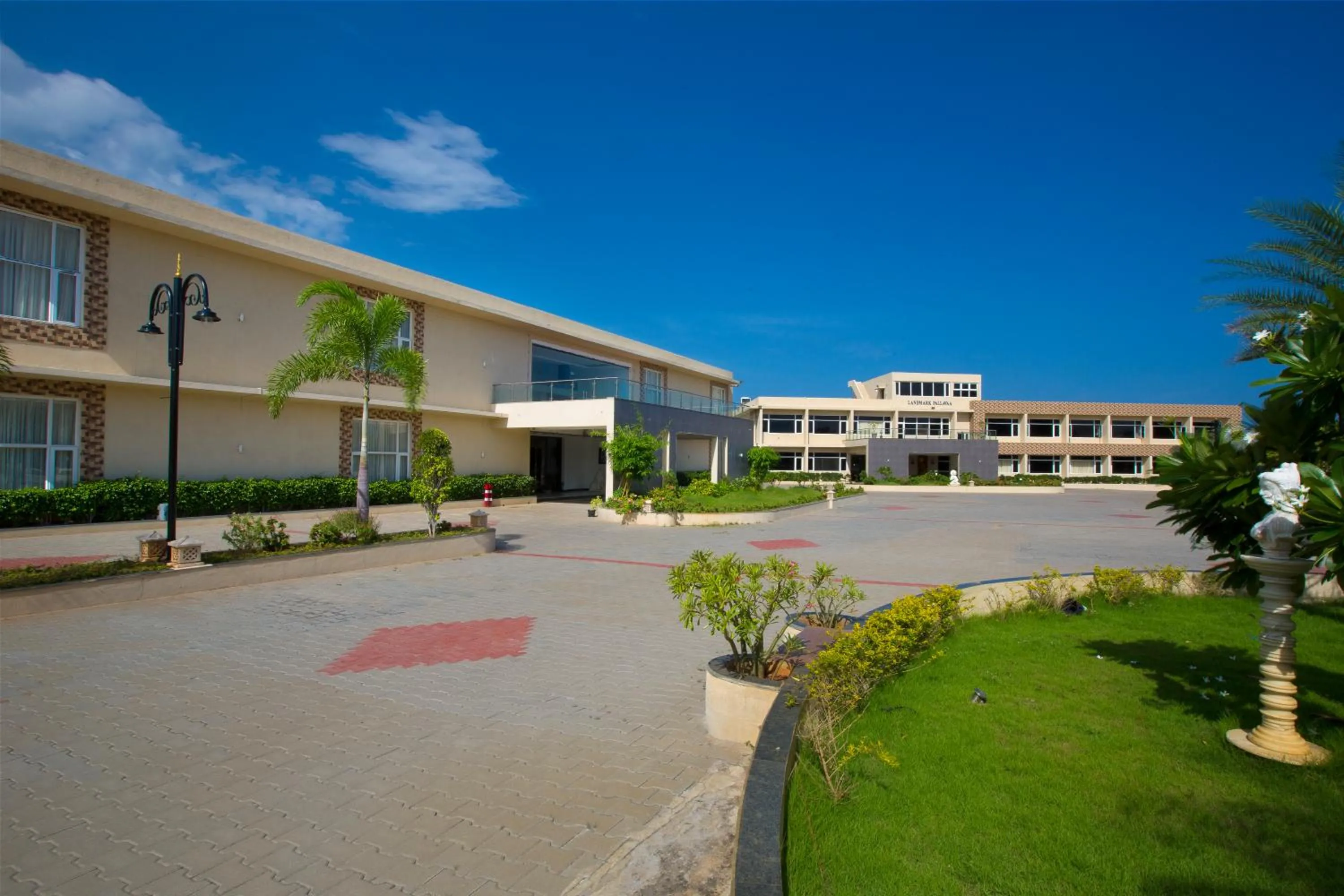 Facade/entrance in Landmark Pallavaa Beach Resorts Mahabalipuram