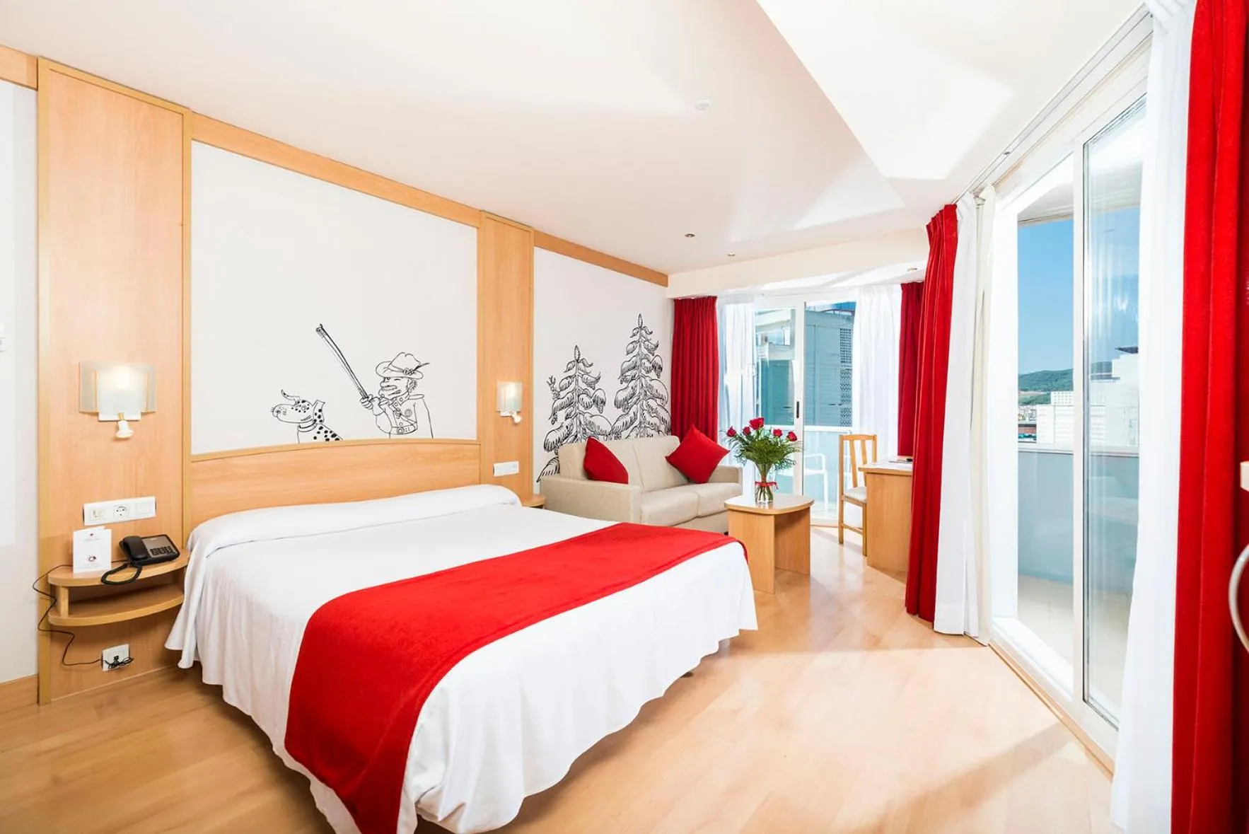 Bed in Hotel Guitart Central Park Aqua Resort