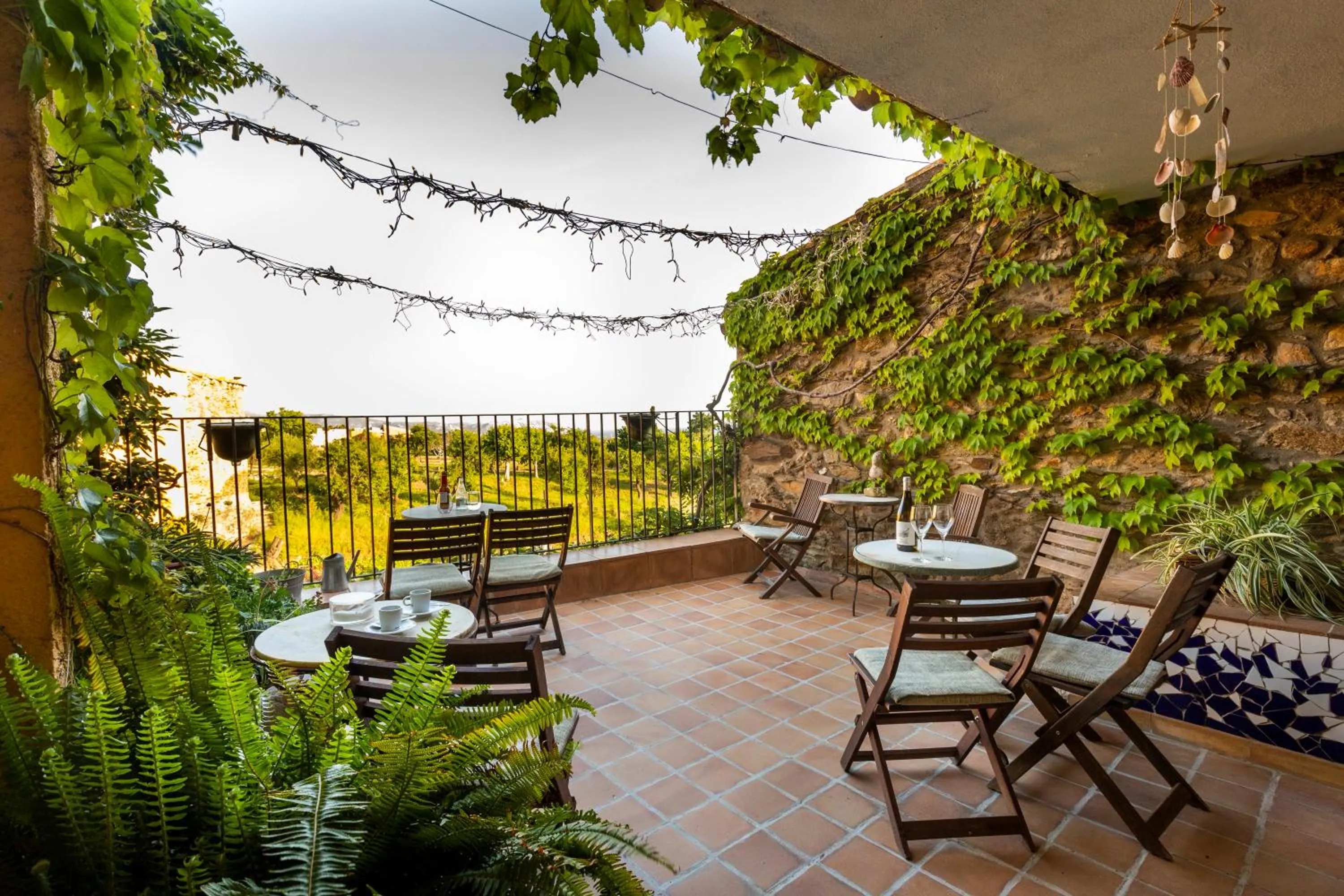 Balcony/Terrace in Hotel Boutique Niu de Sol - Designed for Adults