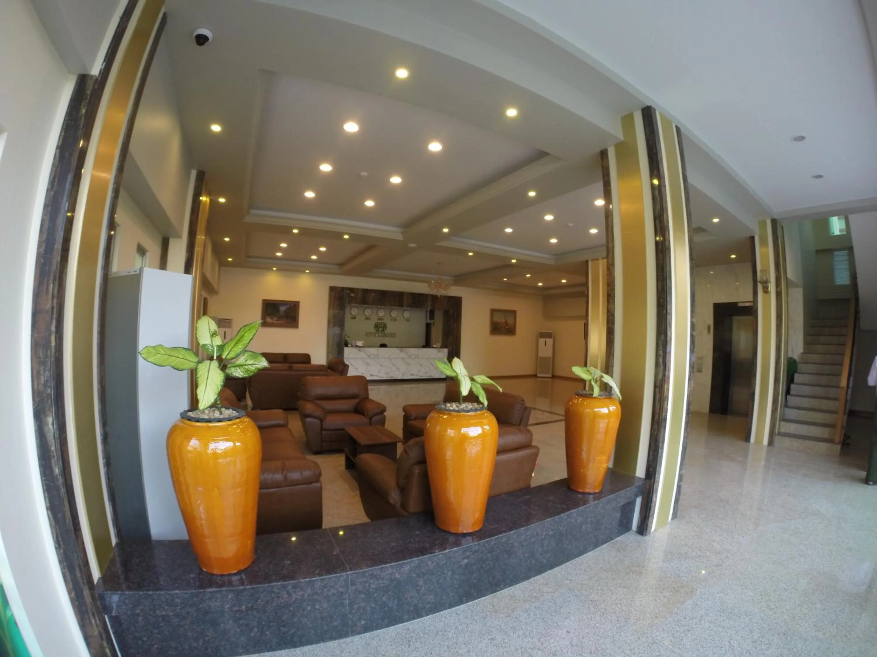 Lobby or reception in Silver Green Hotel