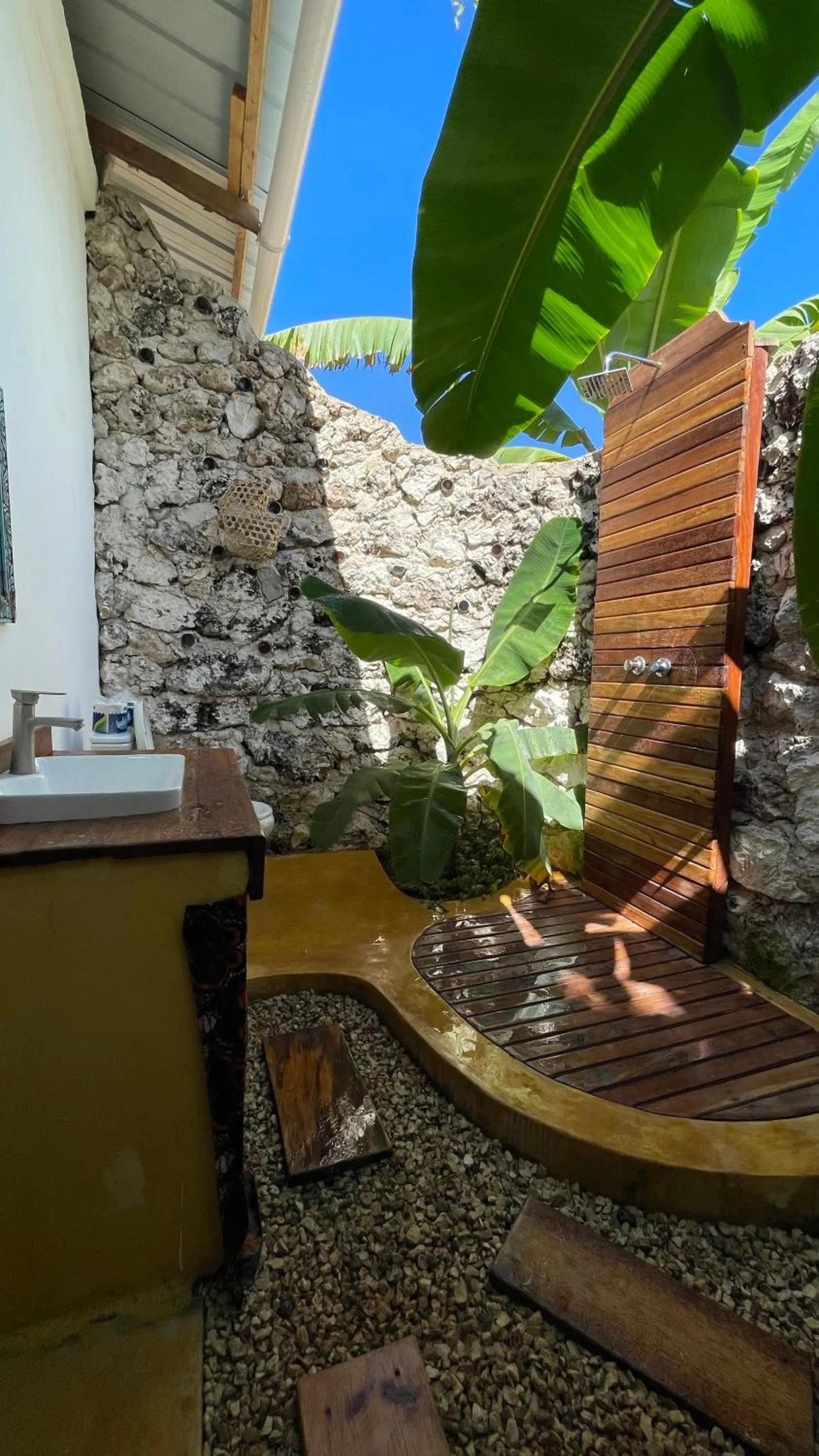 Open Air Bath in Atii Garden Bungalows