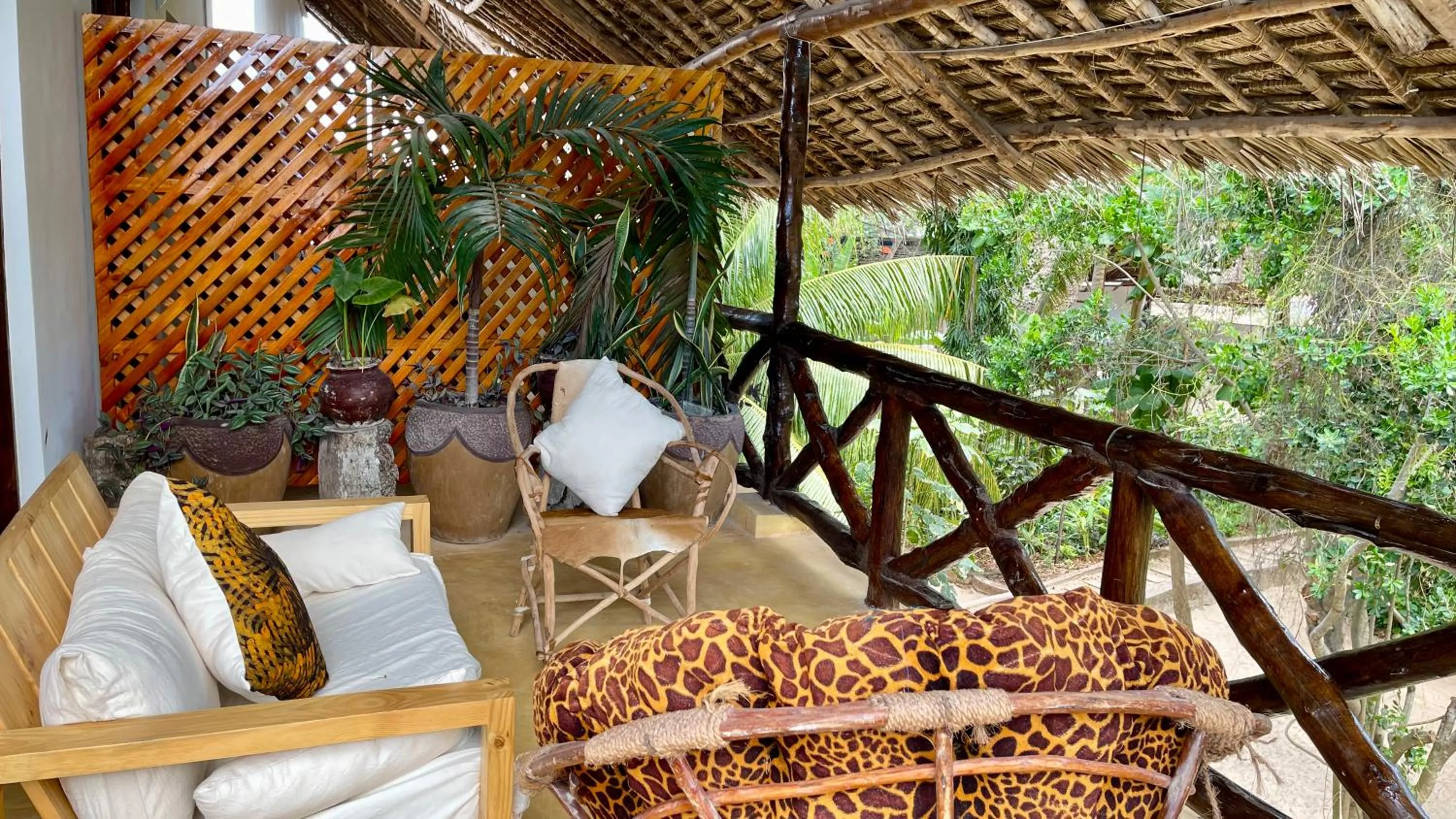 Balcony/Terrace in Atii Garden Bungalows