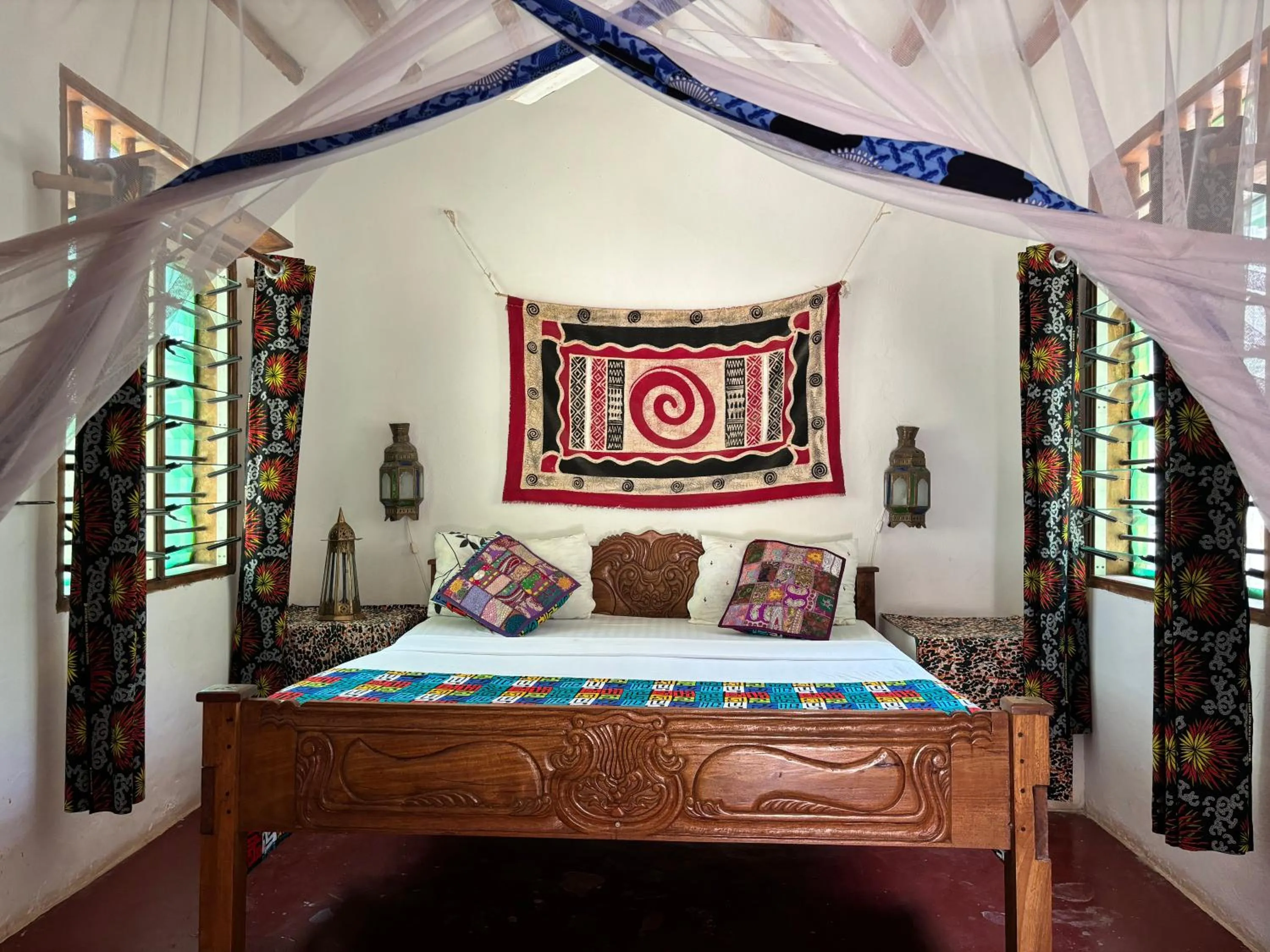 Bed in Sawa Sawa Beach House