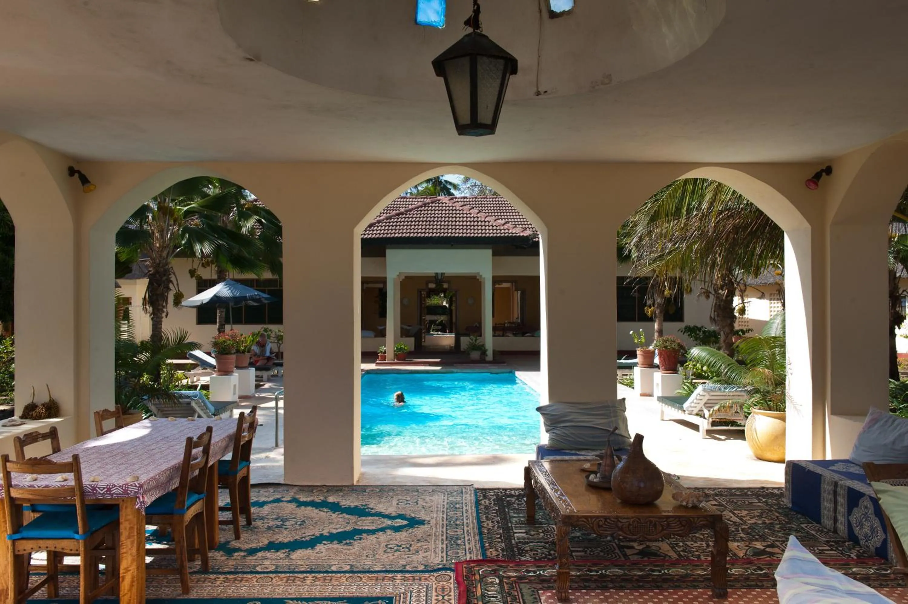Seating area in Sawa Sawa Beach House