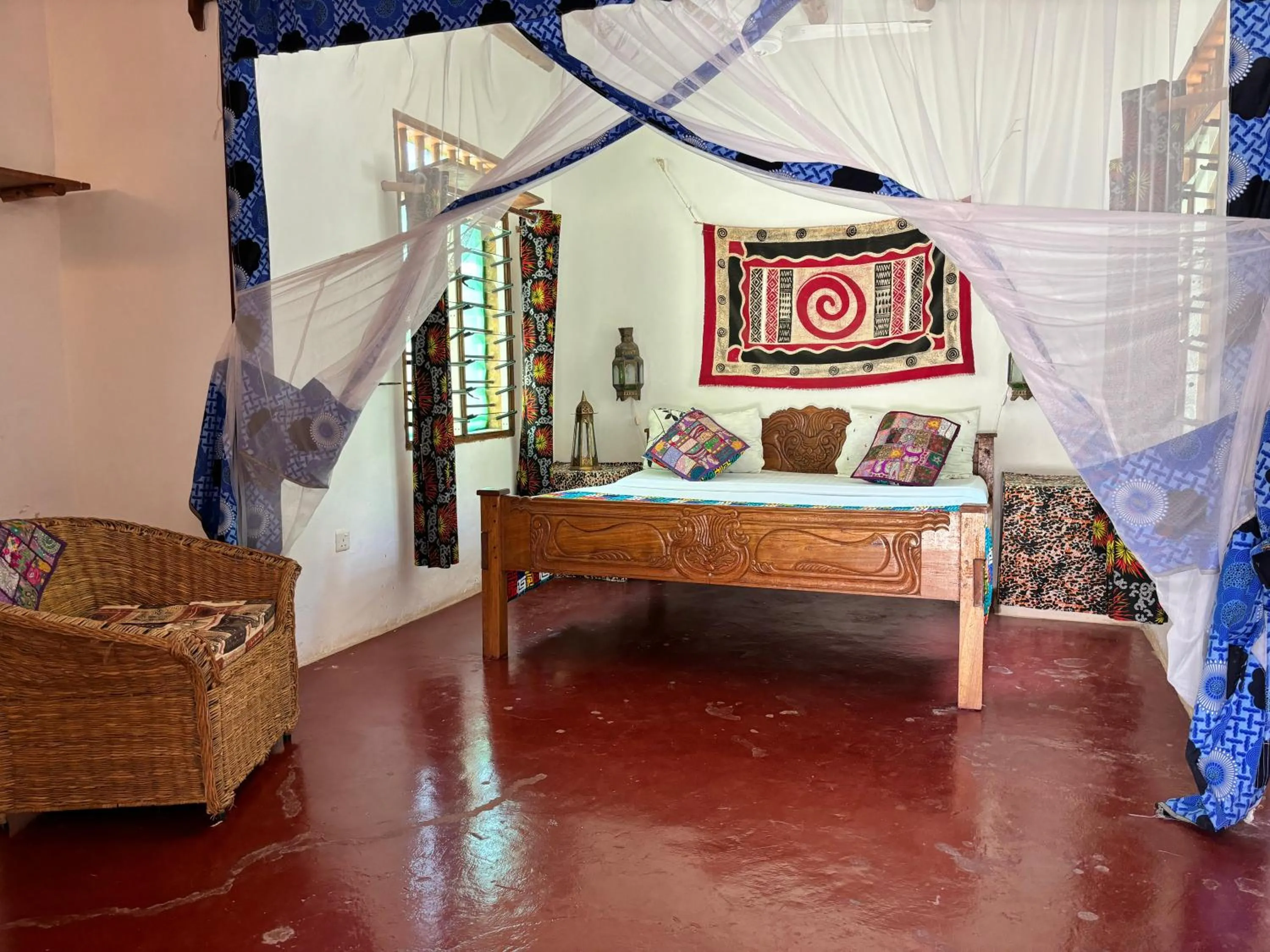 Bed in Sawa Sawa Beach House