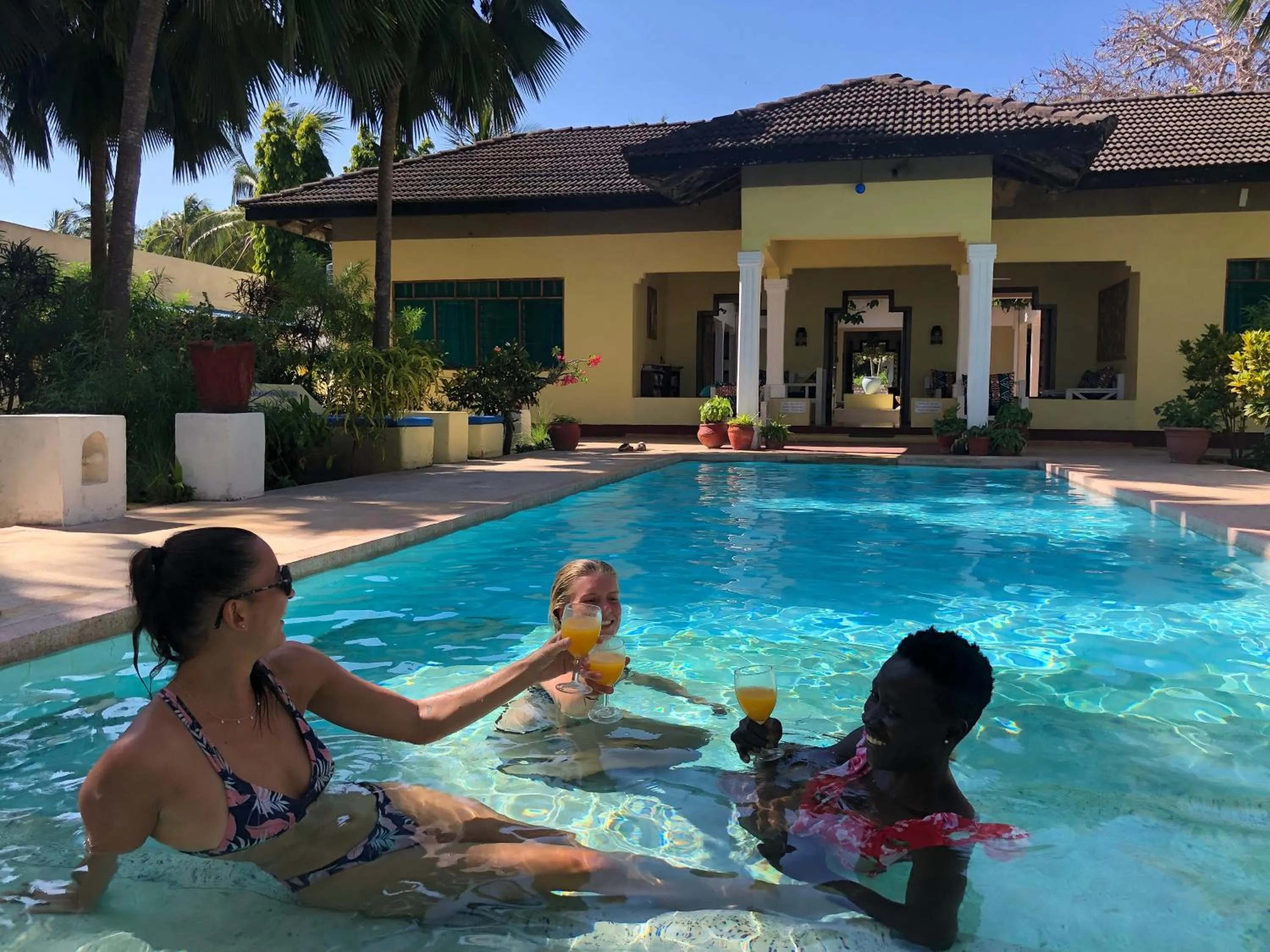 People in Sawa Sawa Beach House