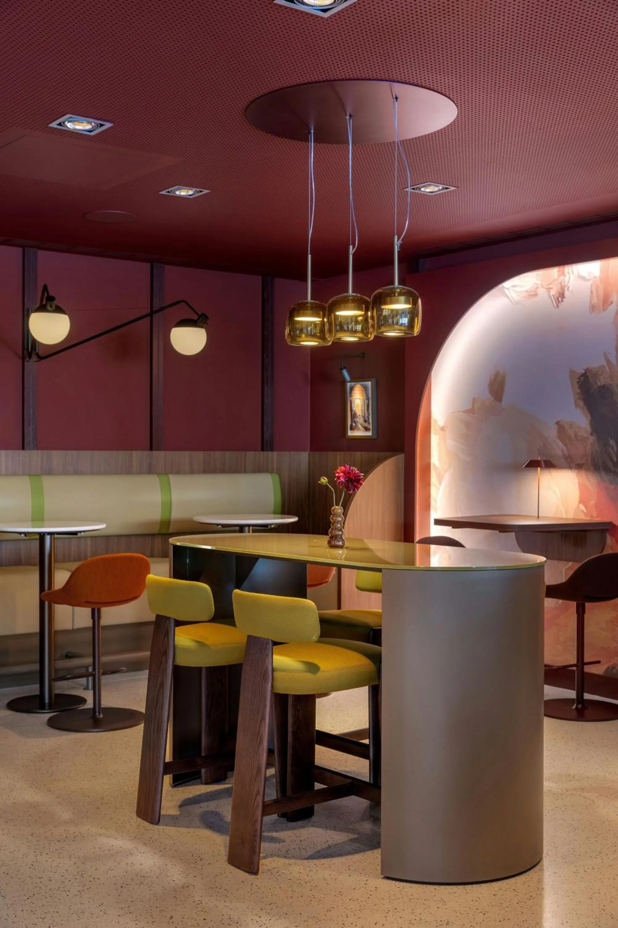 Lounge or bar in Amsterdam Marriott Hotel