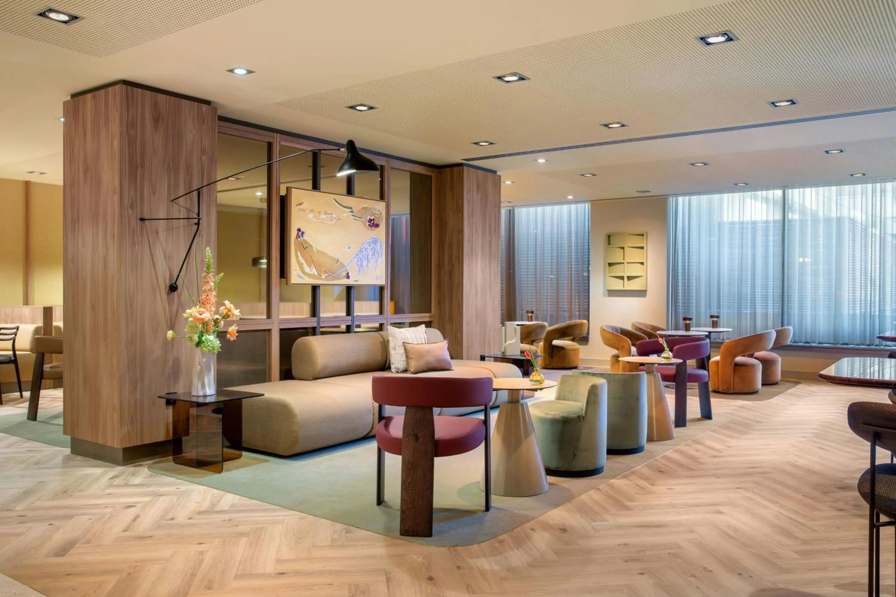 Lounge or bar in Amsterdam Marriott Hotel