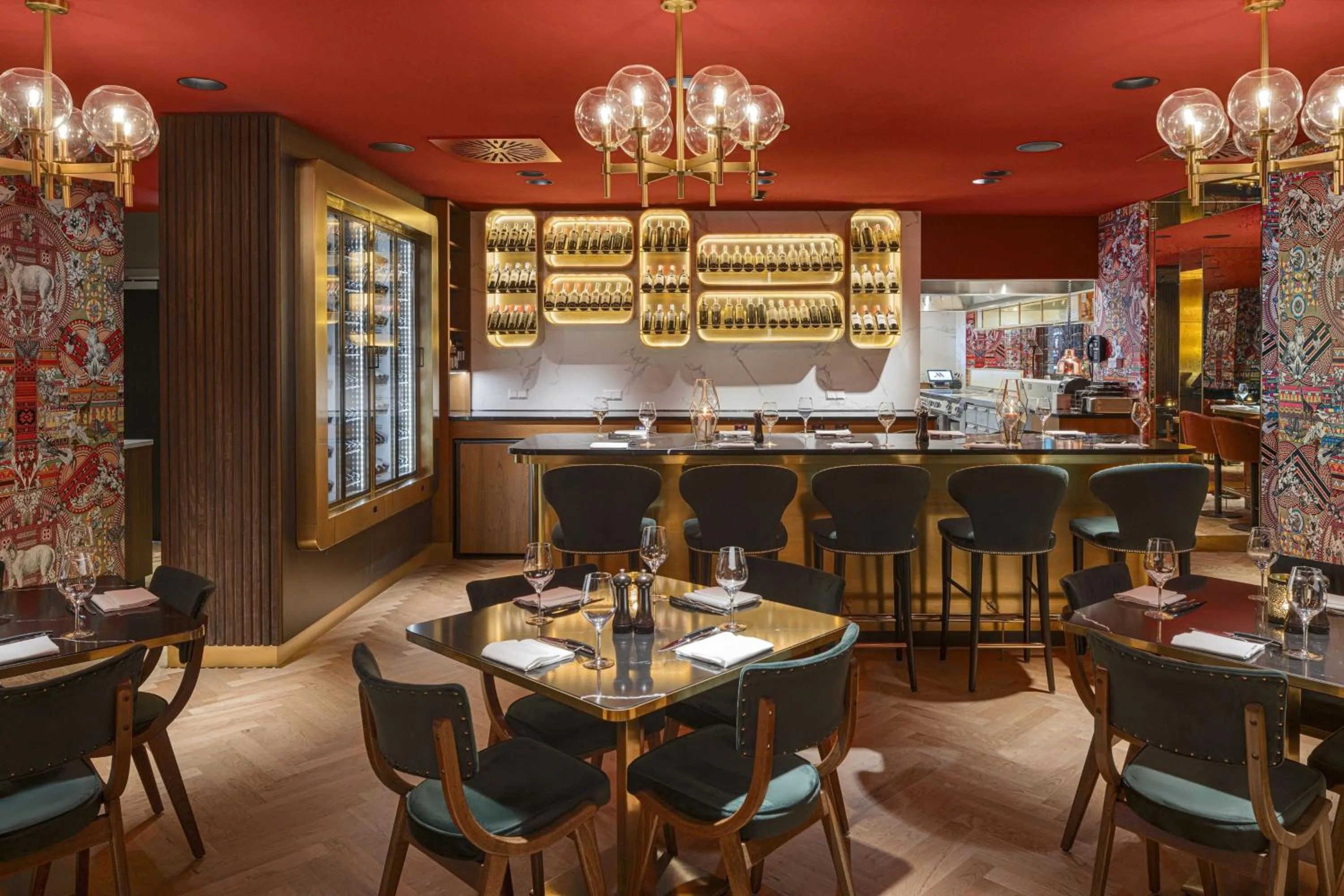 Restaurant/places to eat in Amsterdam Marriott Hotel