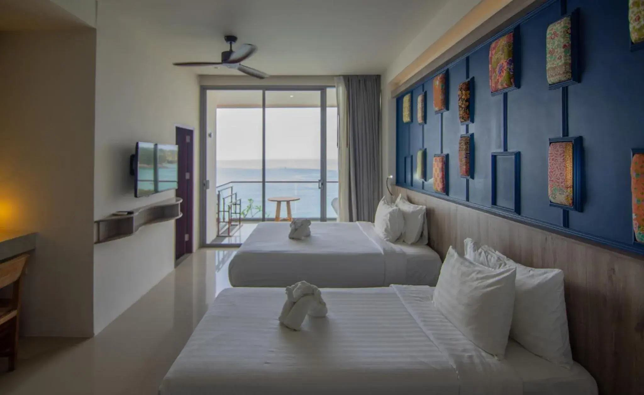 Deluxe Double or Twin Room with Sea View in Norn Talay Surin Beach Phuket Deluxe Double or Twin Room with Sea View in Norn Talay Surin Beach Phuket