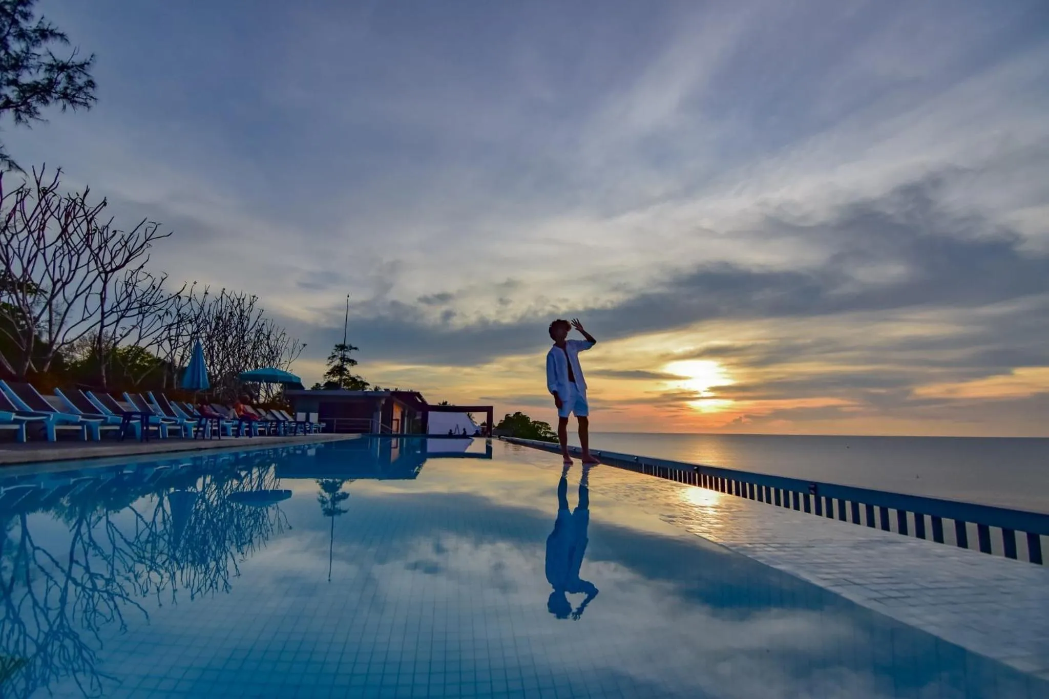 Sunset in Norn Talay Surin Beach Phuket