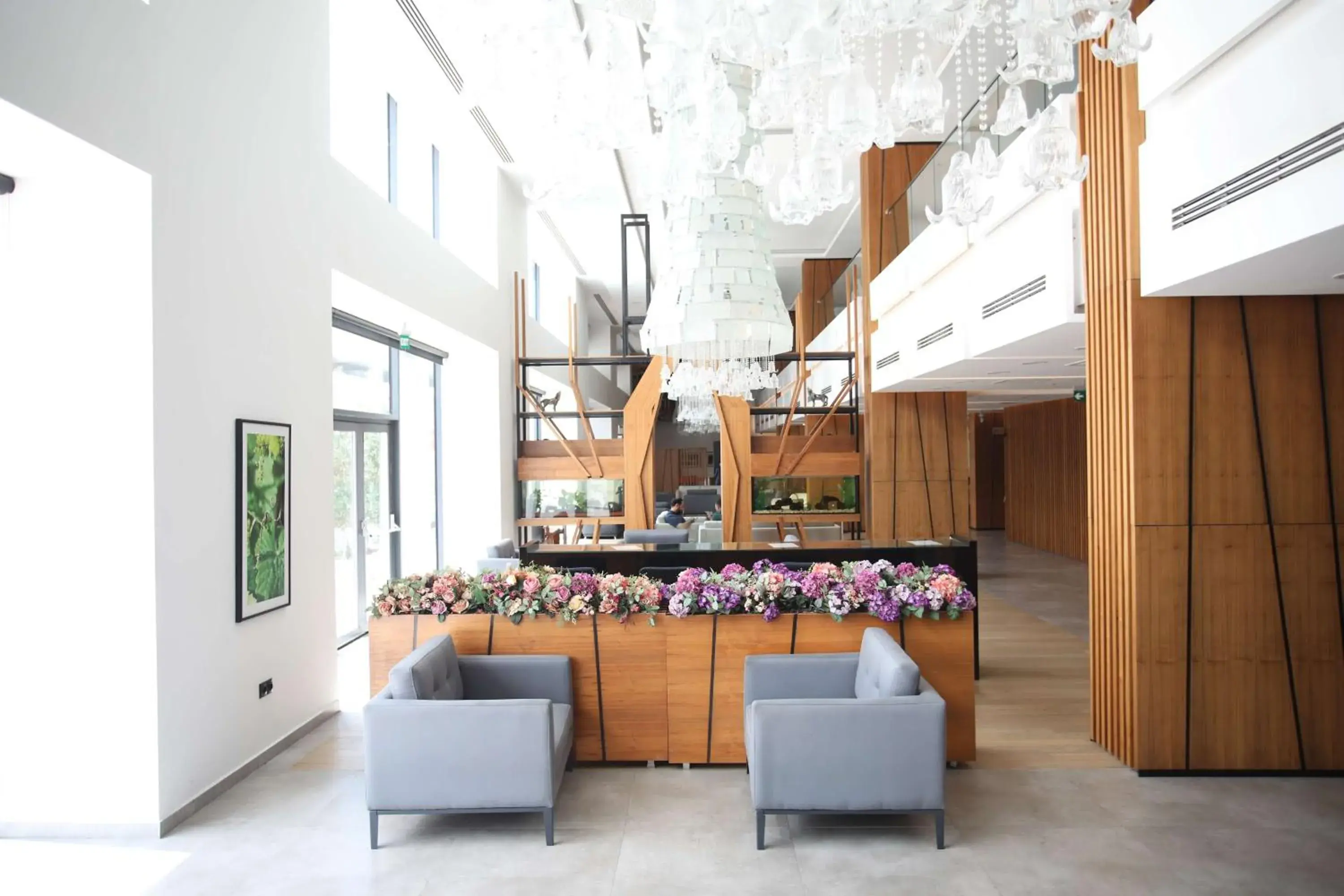 Lobby or reception in Hilton Garden Inn Ankara Gimat Lobby or reception in Hilton Garden Inn Ankara Gimat