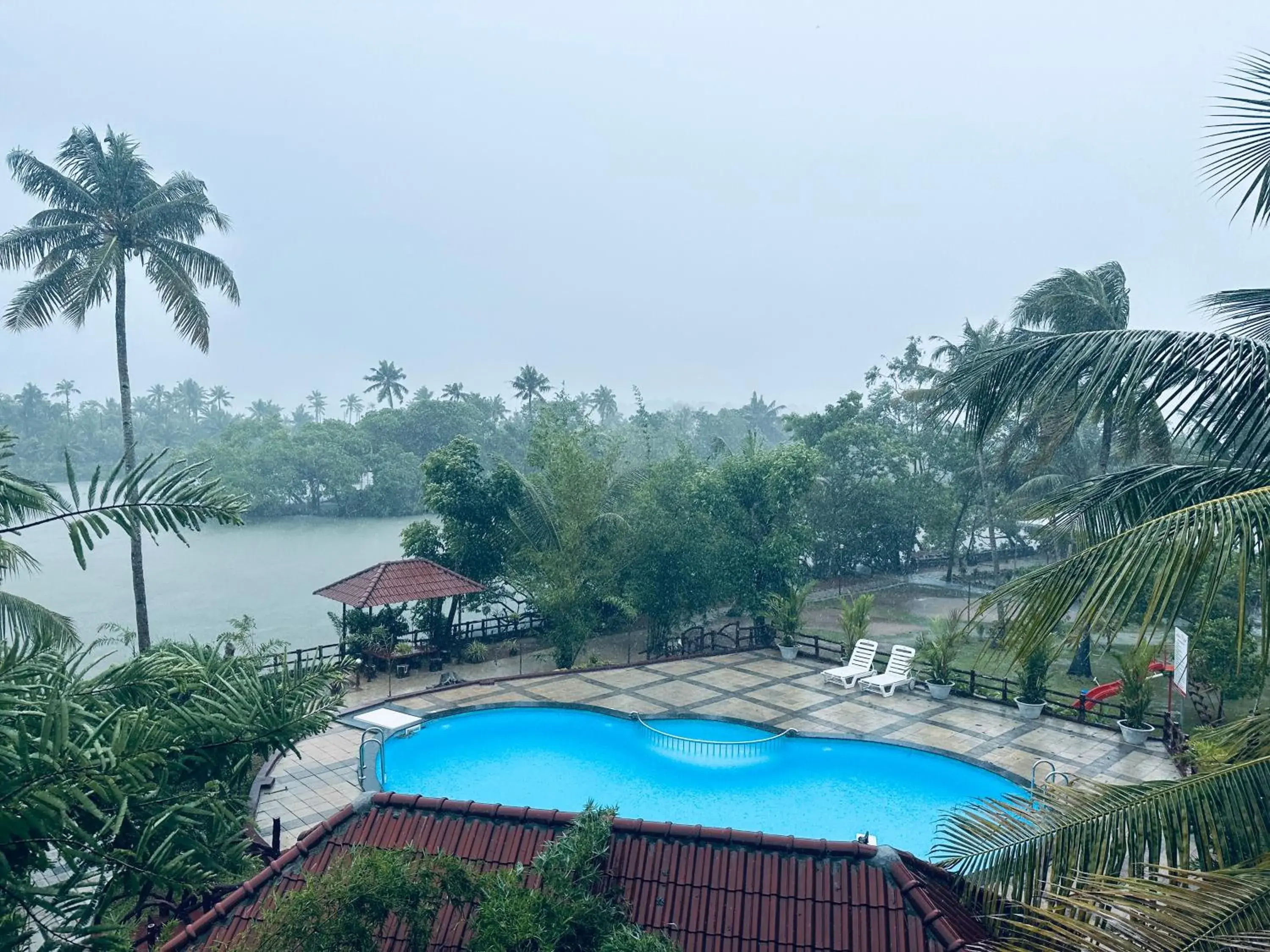 Swimming pool in Lake N River Resort Munroe Island Swimming pool in Lake N River Resort Munroe Island