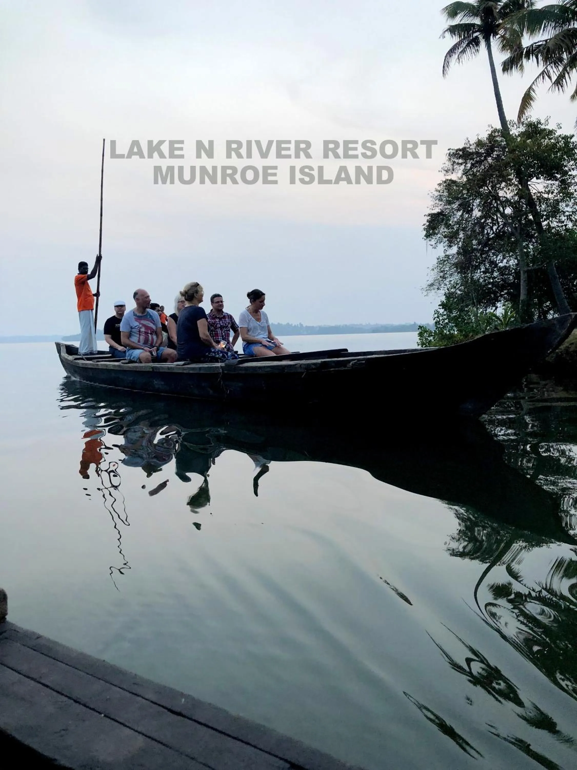 Canoeing in Lake N River Resort Munroe Island