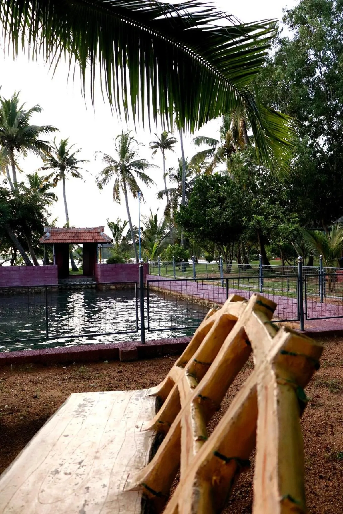 Garden in Lake N River Resort Munroe Island