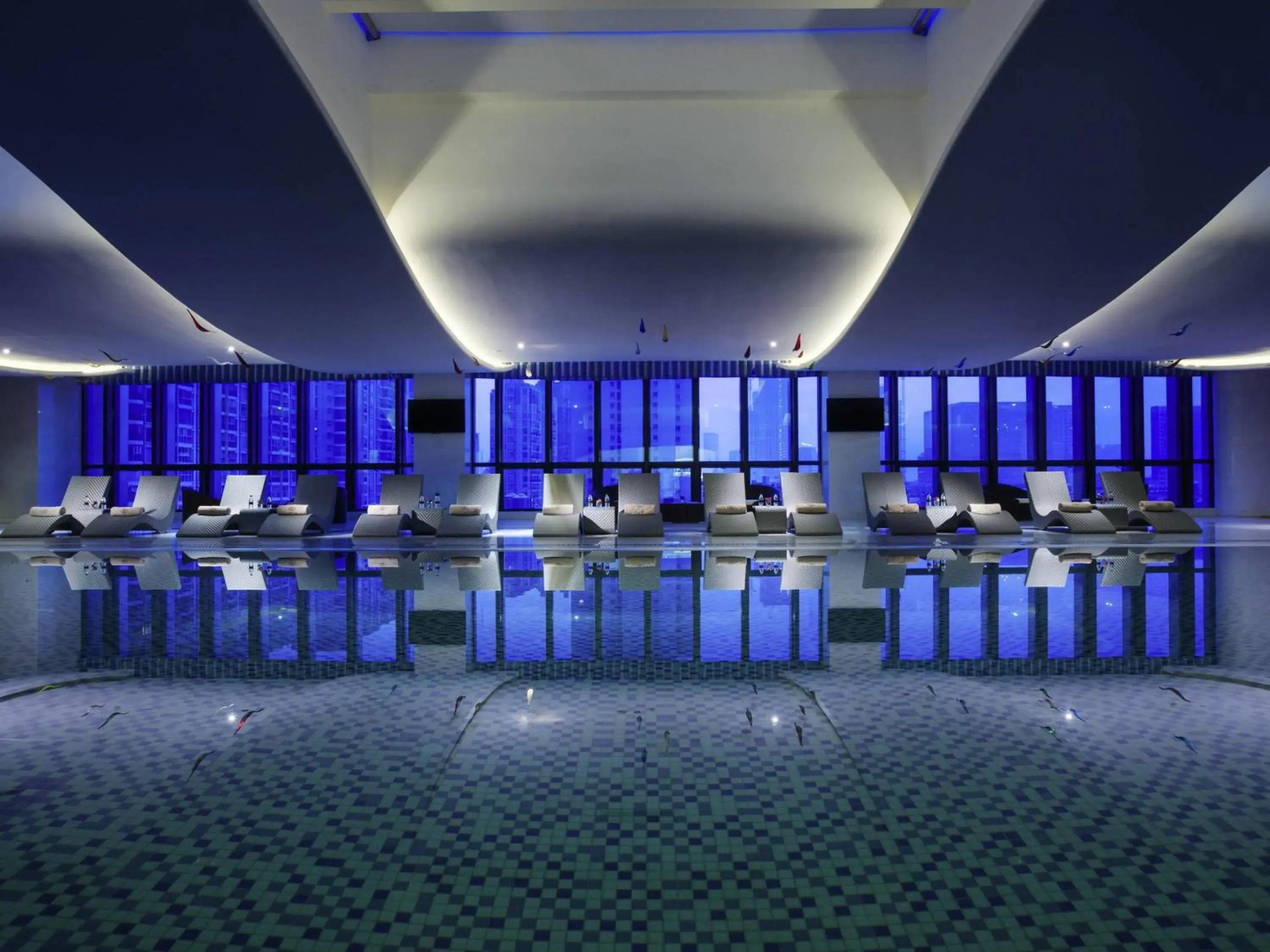 Pool view in Sofitel Kunming Pool view in Sofitel Kunming