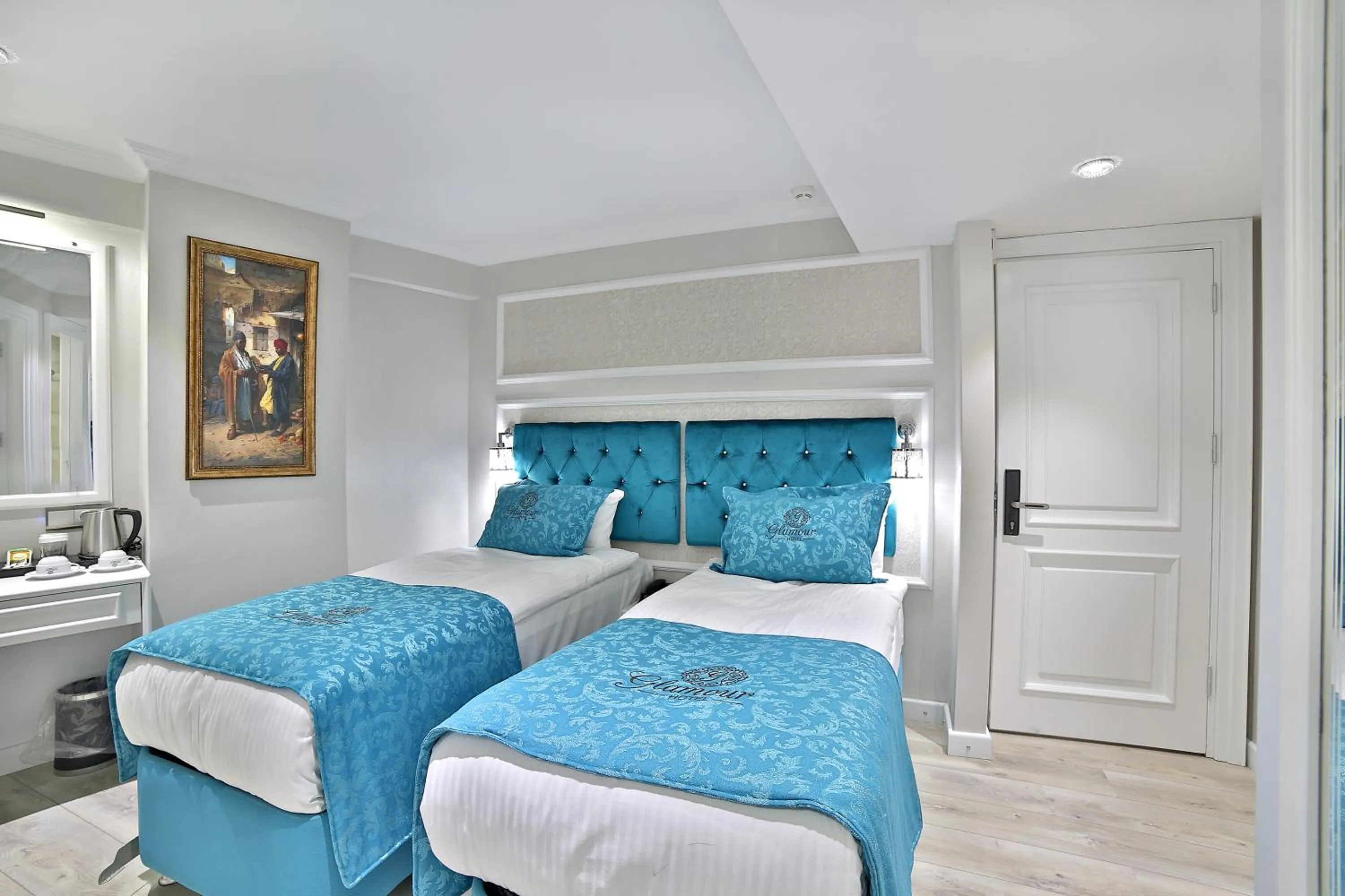 Bed in Glamour Hotel Istanbul Sirkeci