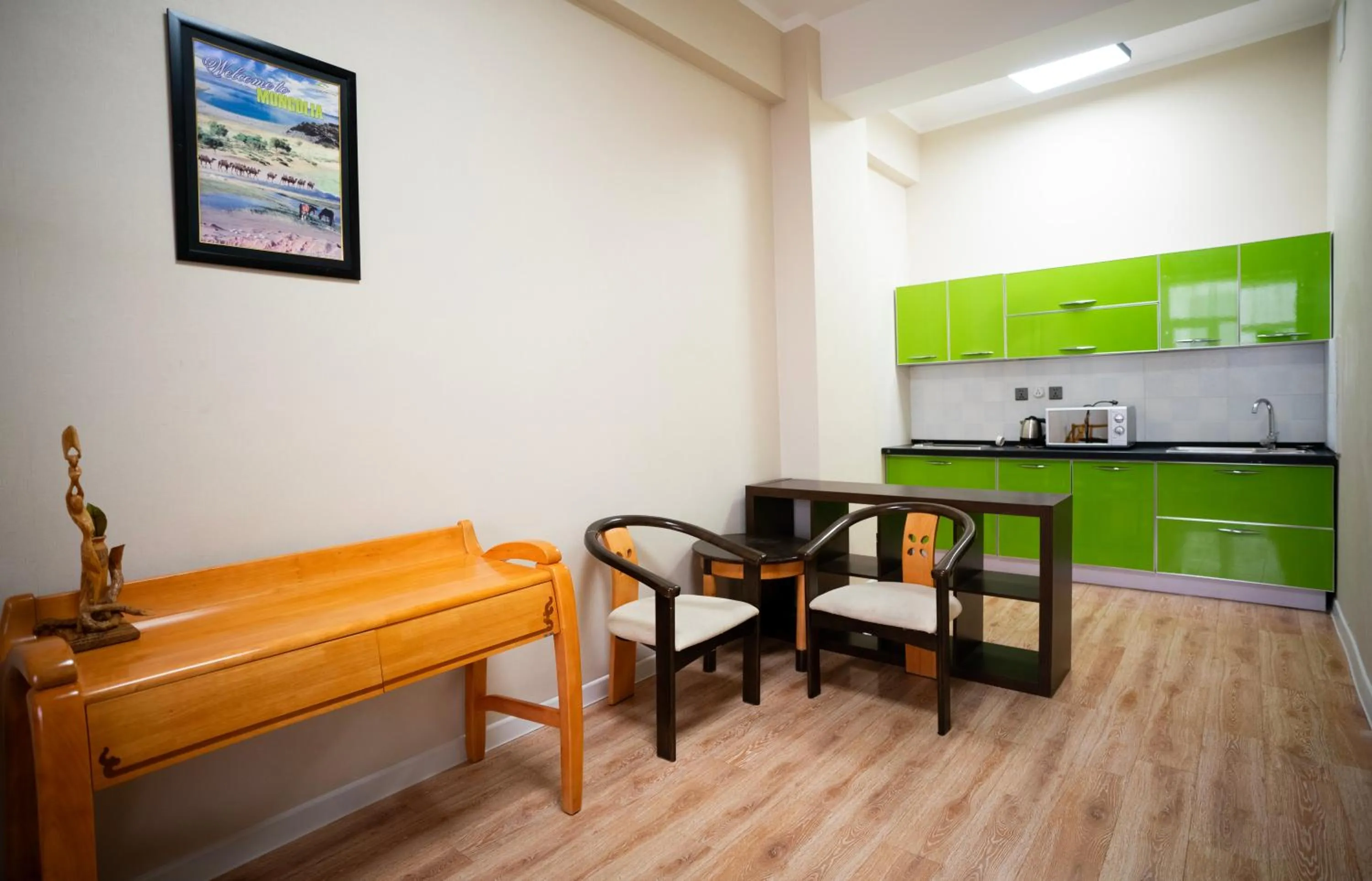 Kitchen or kitchenette in Tsolmon's Serviced Apartments
