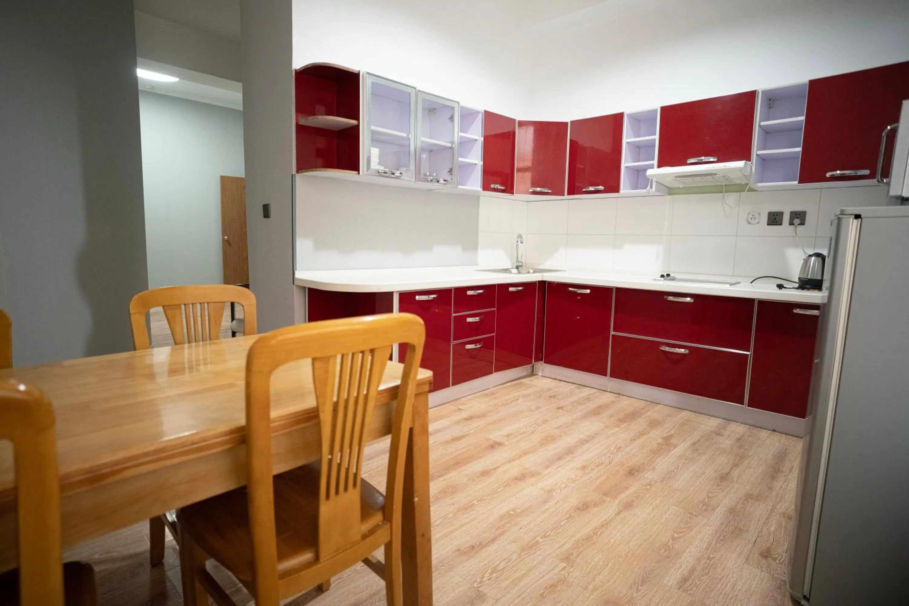 Kitchen or kitchenette in Tsolmon's Serviced Apartments
