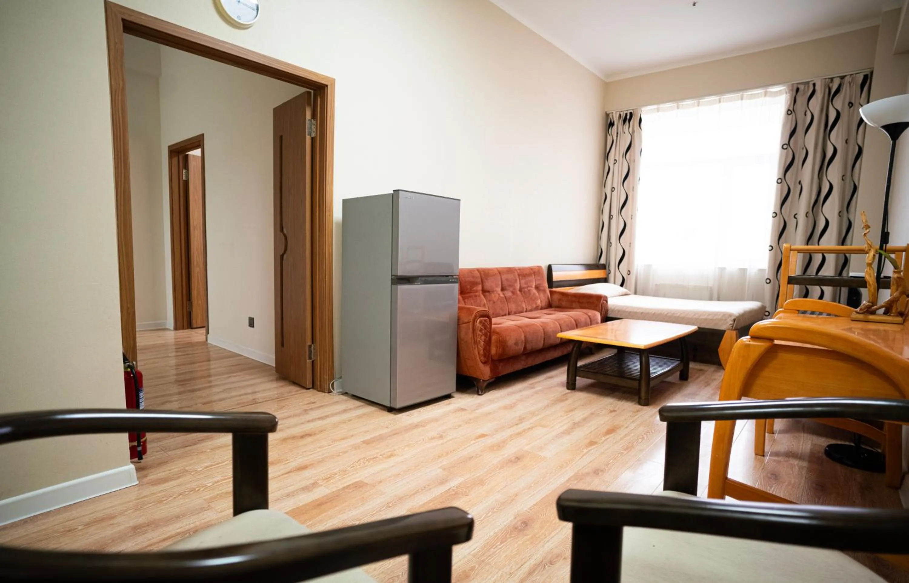 Bed in Tsolmon's Serviced Apartments