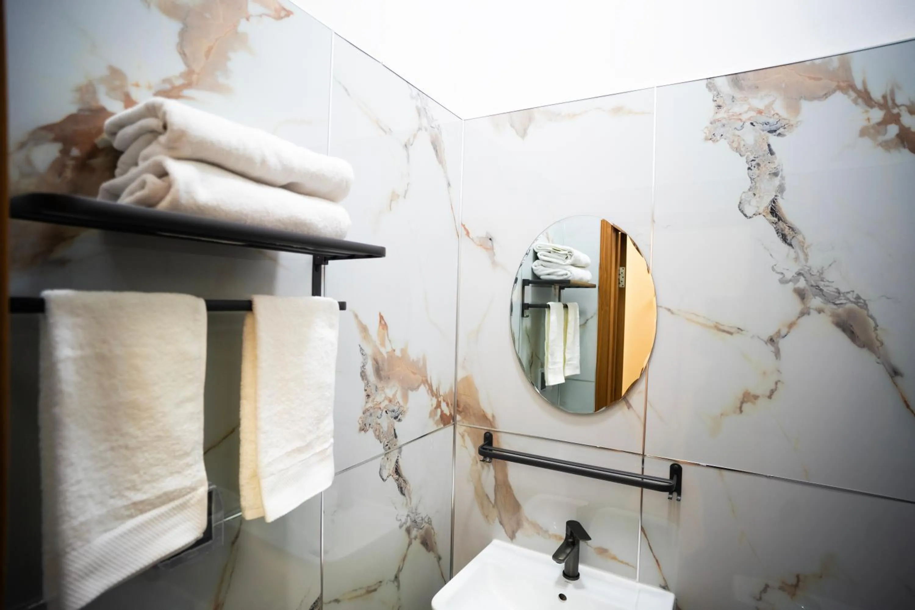 Bathroom in Tsolmon's Serviced Apartments